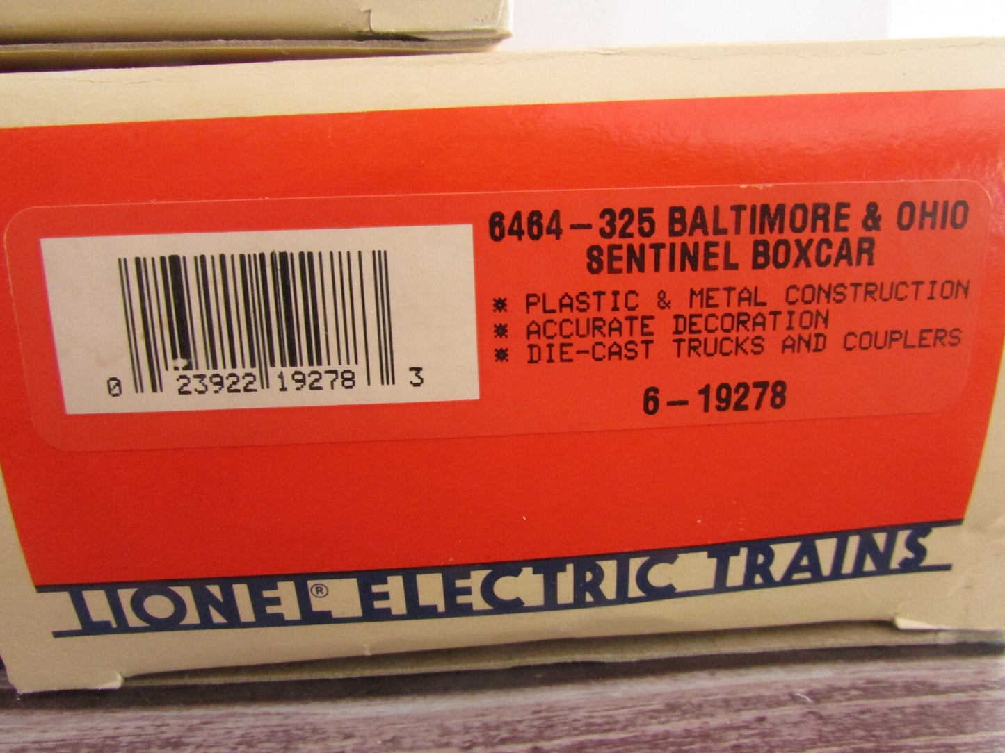 O Gauge Lionel 6-19276 6464 BoxCar Serie V Lot#3101