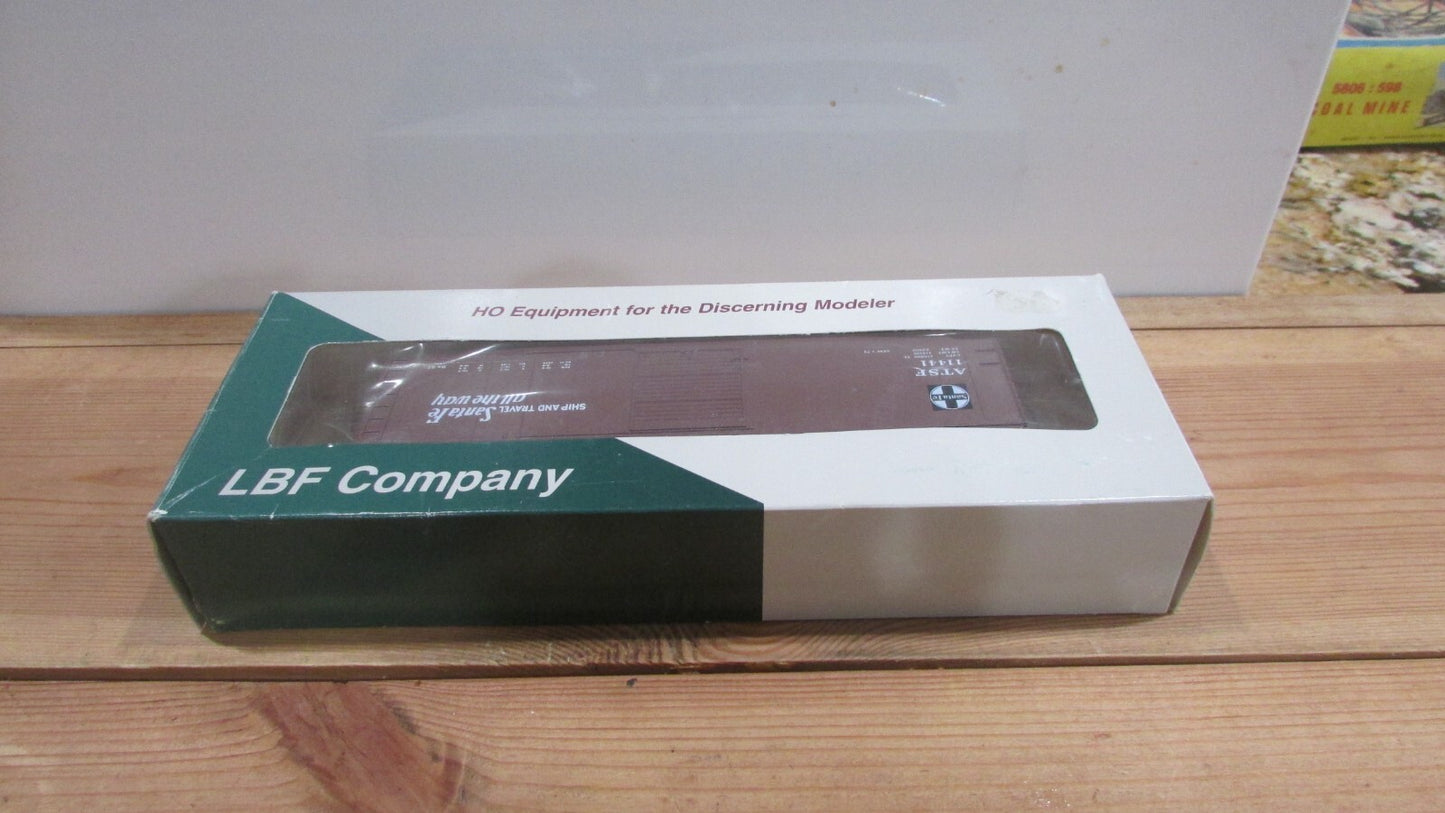 HO Scale LBF Company 50' PS-1 Boxcar Santa Fe Kit LOT#0198