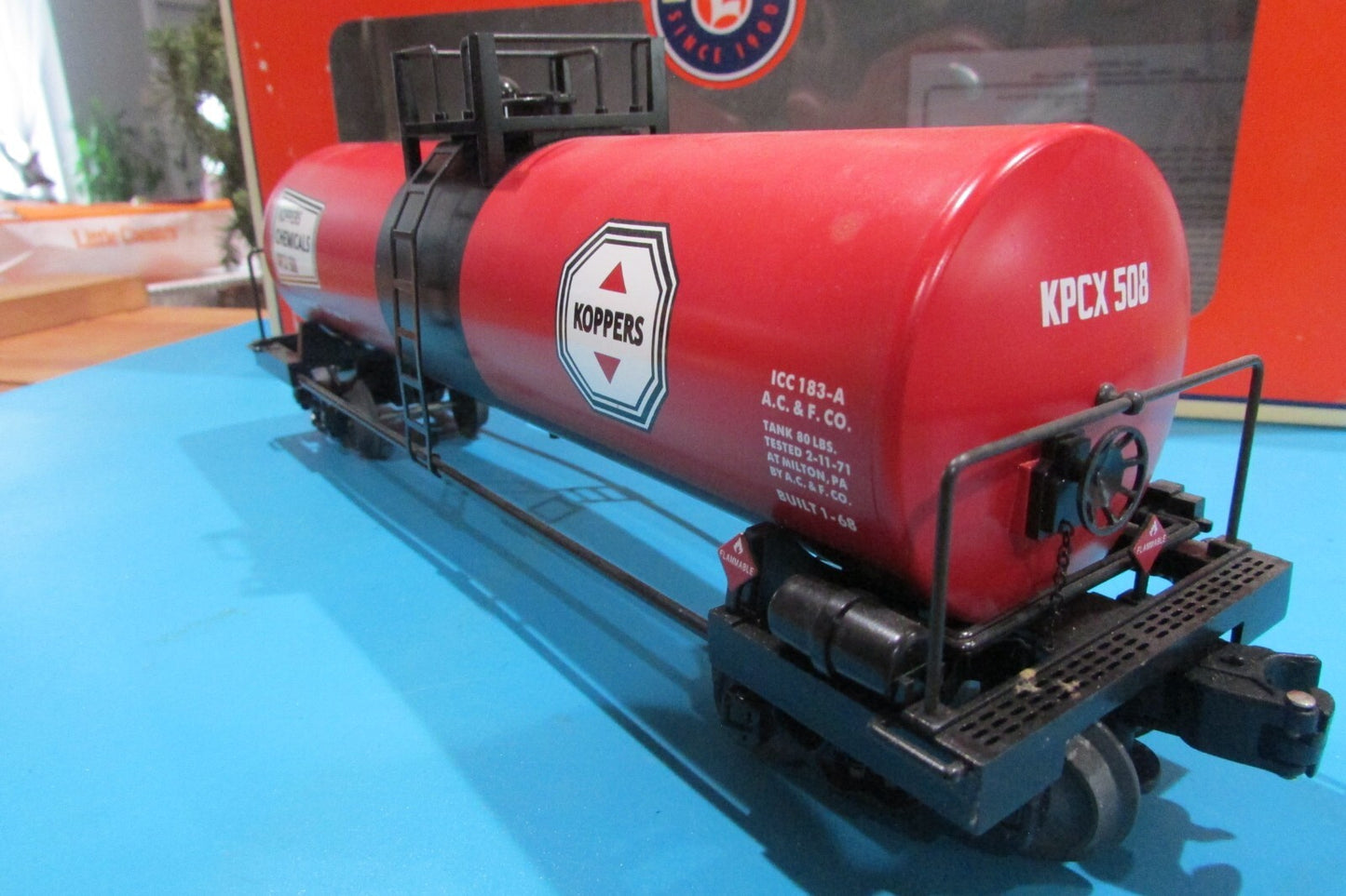 O Gauge Lionel 6-17919 Koppers Unibody Tank Car Lot#2458