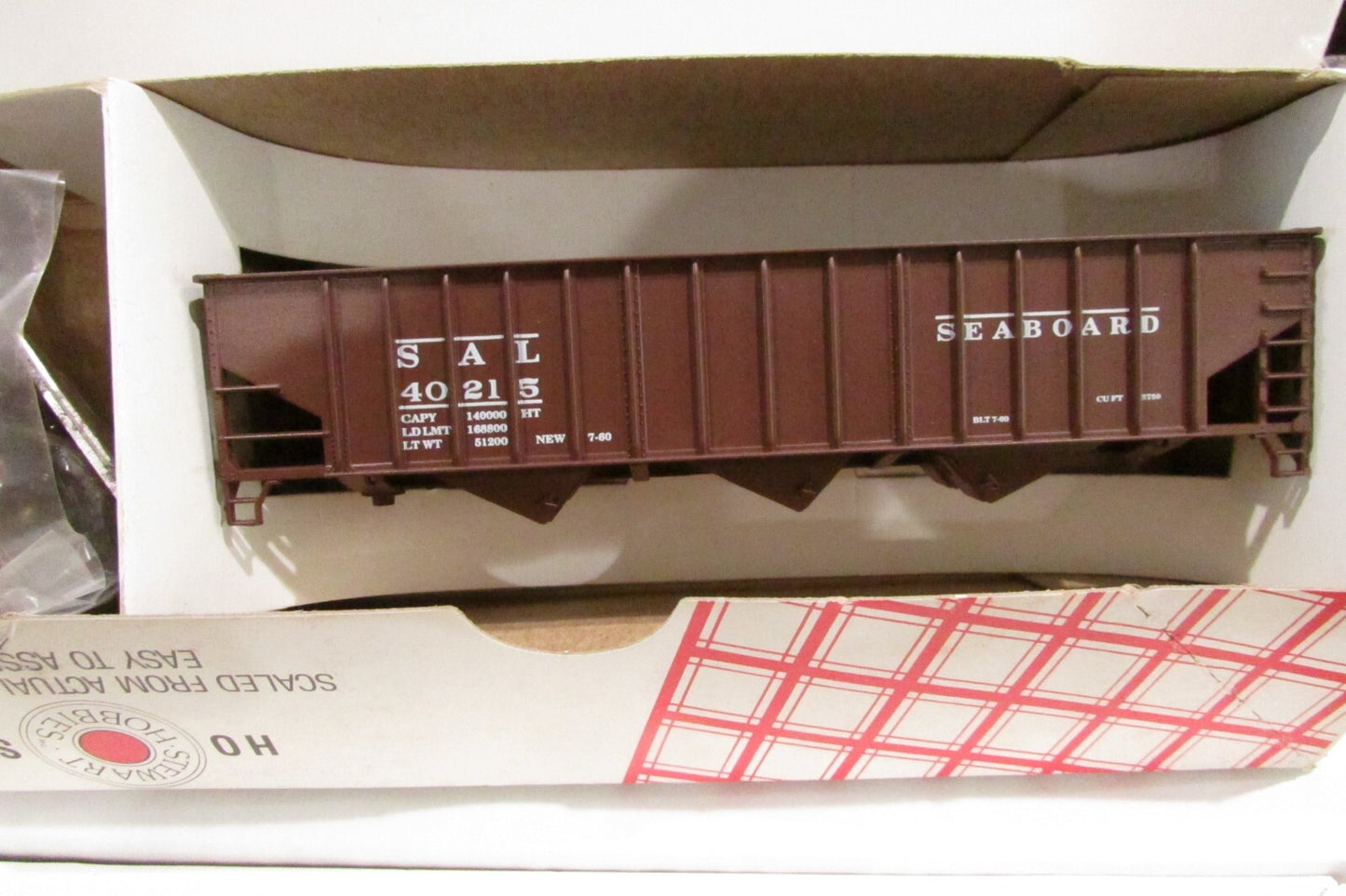 Ho Scale Steward Hobbies (5) 70Ton 14Panel Tiple Hopper Kit Seaboard Lot#3361