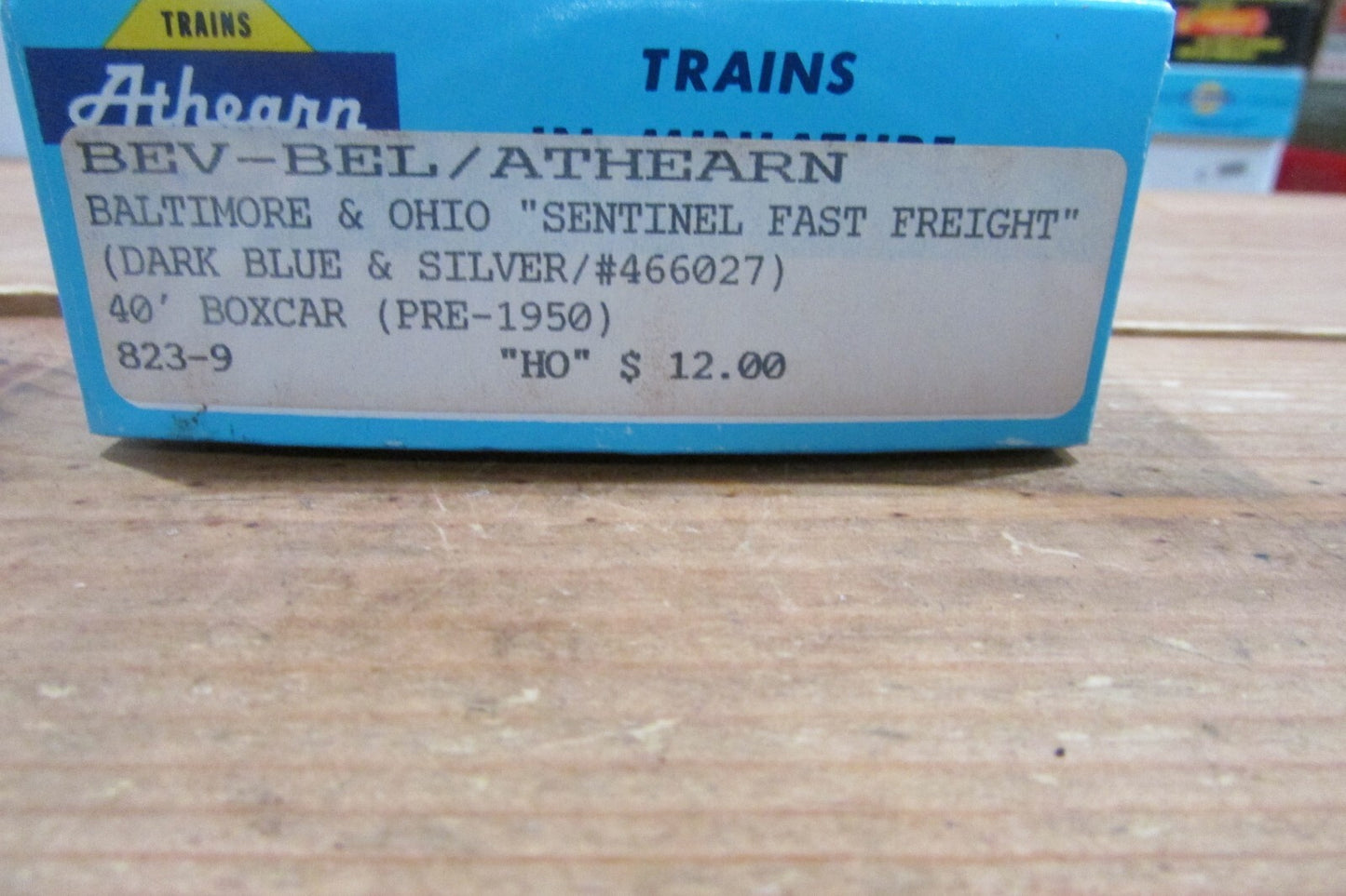 Ho ScaleBev-Bel/Athearn B&O Sentinal Fast Freight 40' Boxcar ATH4492