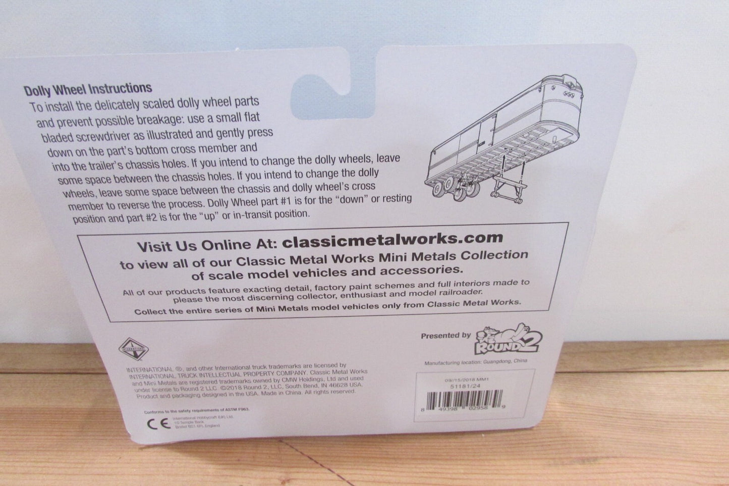 N Scale CMW 51181 40's/50's Aero Van Trailers OLD German Beer