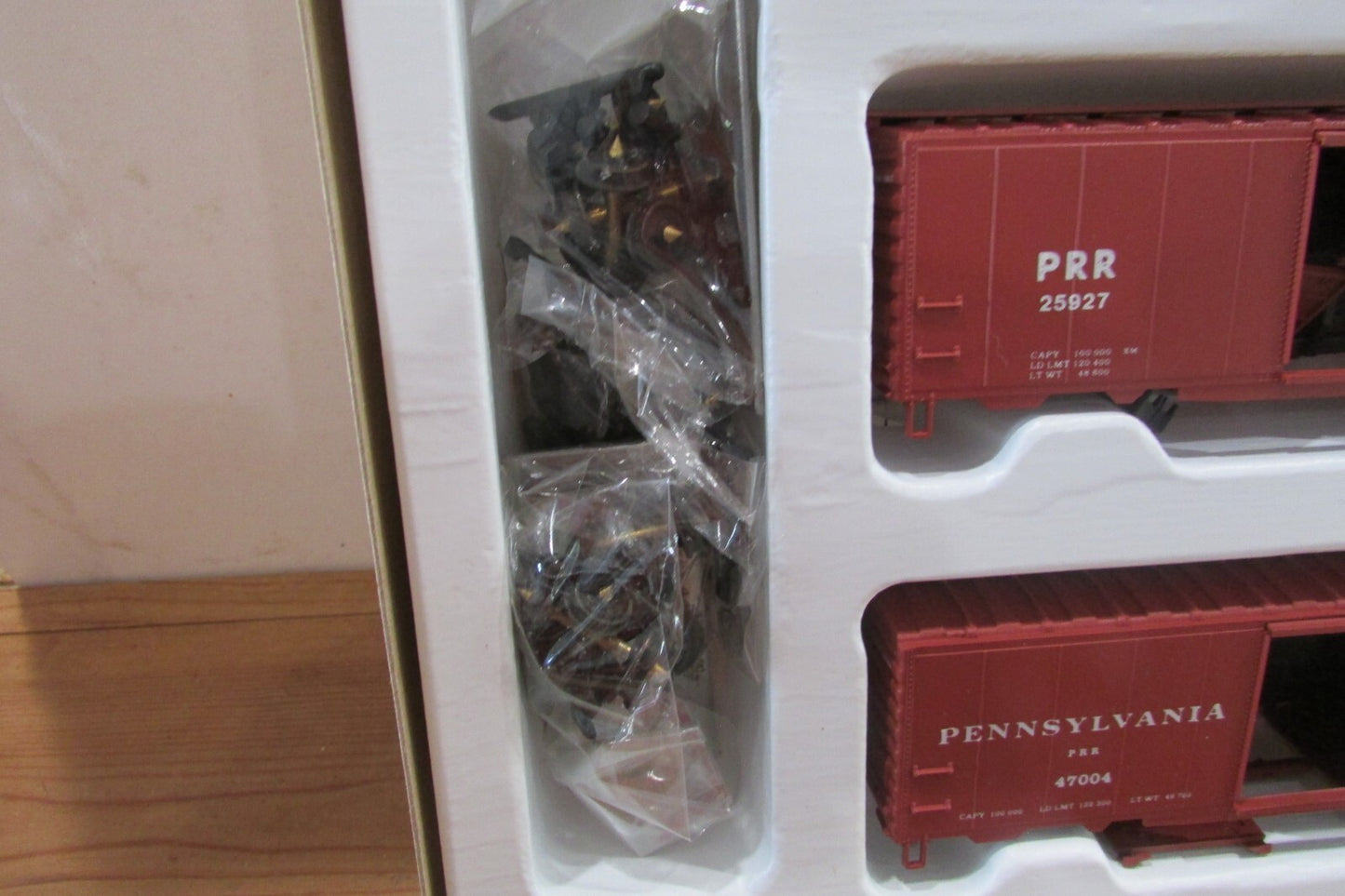 HO Scale Con-Cor 40ft PS-1 Boxcar Kits Pennsylvania RR (3PACK) Lot#3607