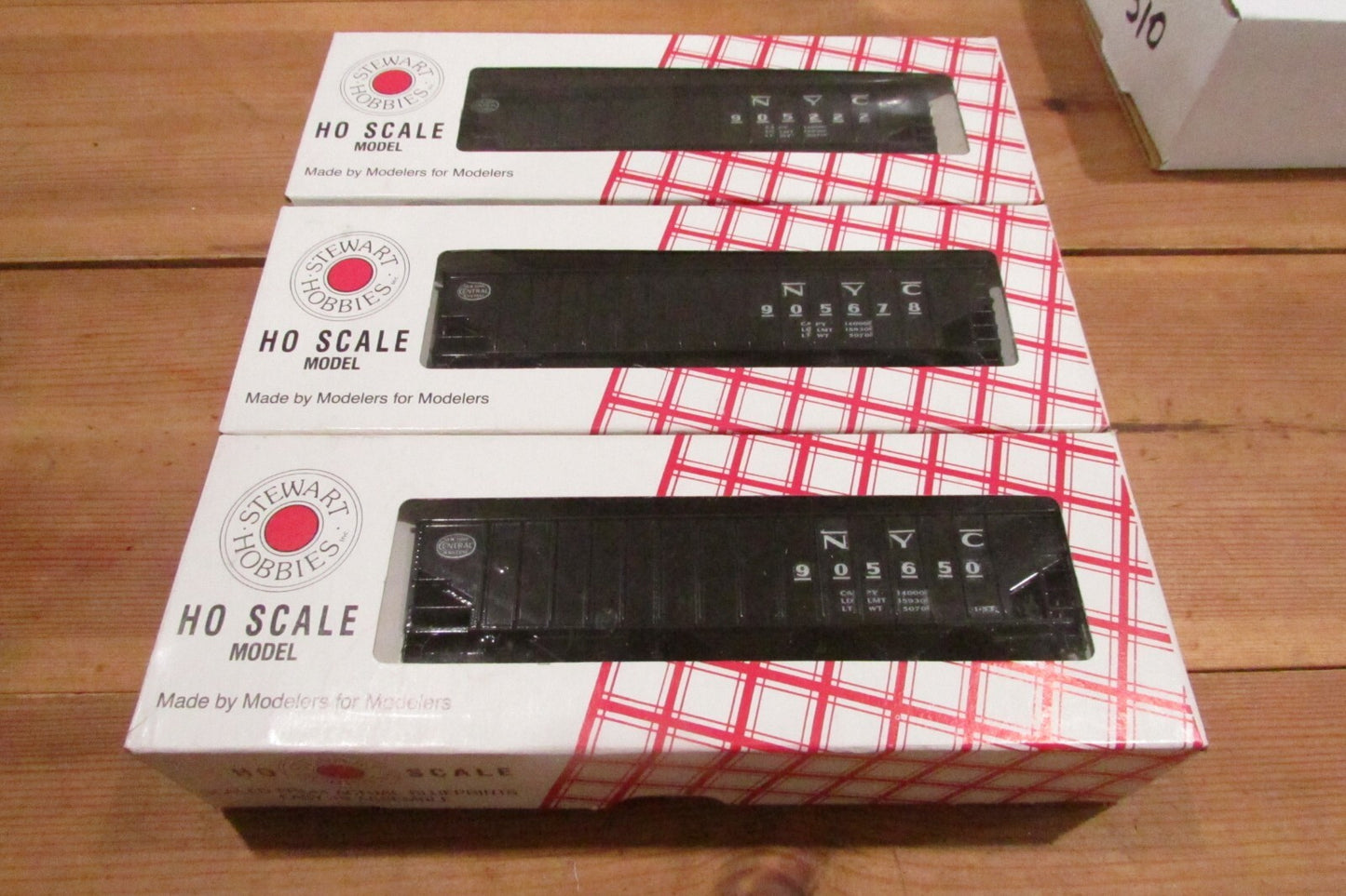 Ho Scale Steward Hobbies (3) 70Ton 14Panel Tiple Hopper Kit NYC Lot#3360