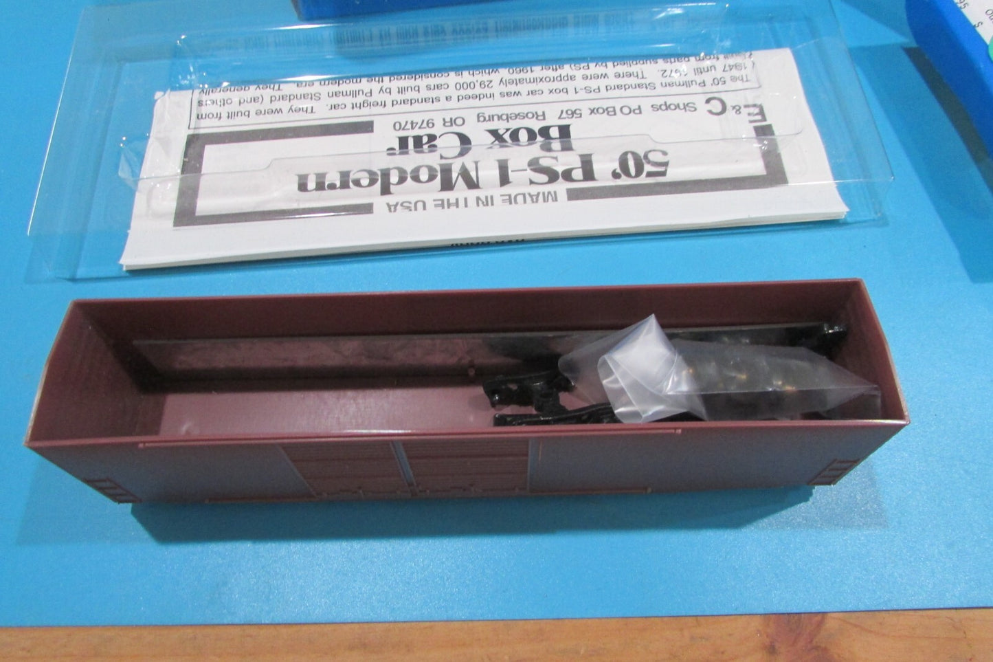 HO Scale E&C Shops (4) Undecorated Freight Car Kits Lot#2466