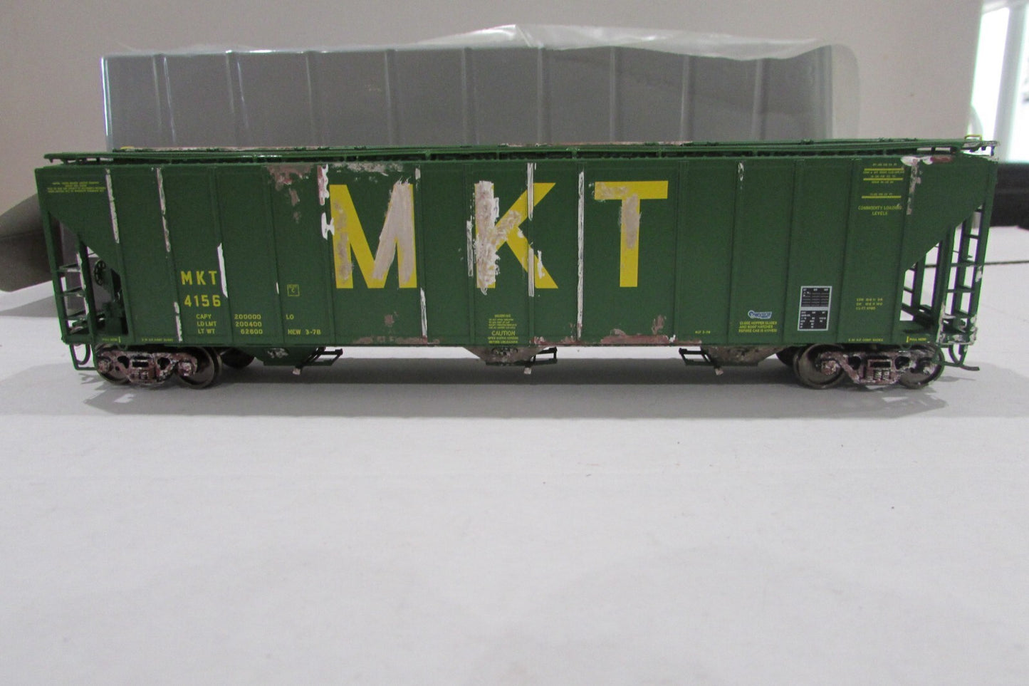 HO Scale Walthers 920-106138 58' Evans 4780 Cu ft 3Bay Covered Hopper Wal4877
