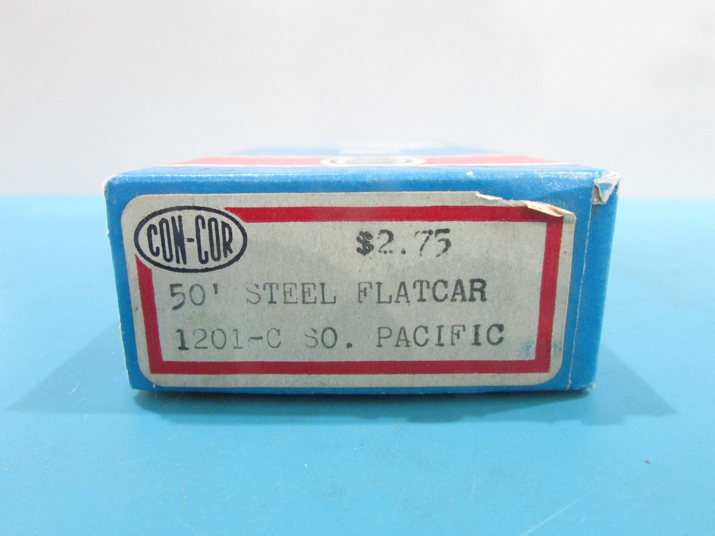 N Scale Con-Cor 1201C 50' Steel Flatcar South Pacific