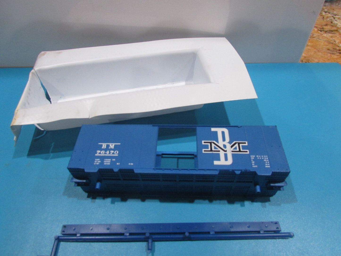 HO Scale Front Range Products 4075 ACF 40' Boxcar Kit Boston & Maine Lot#1469