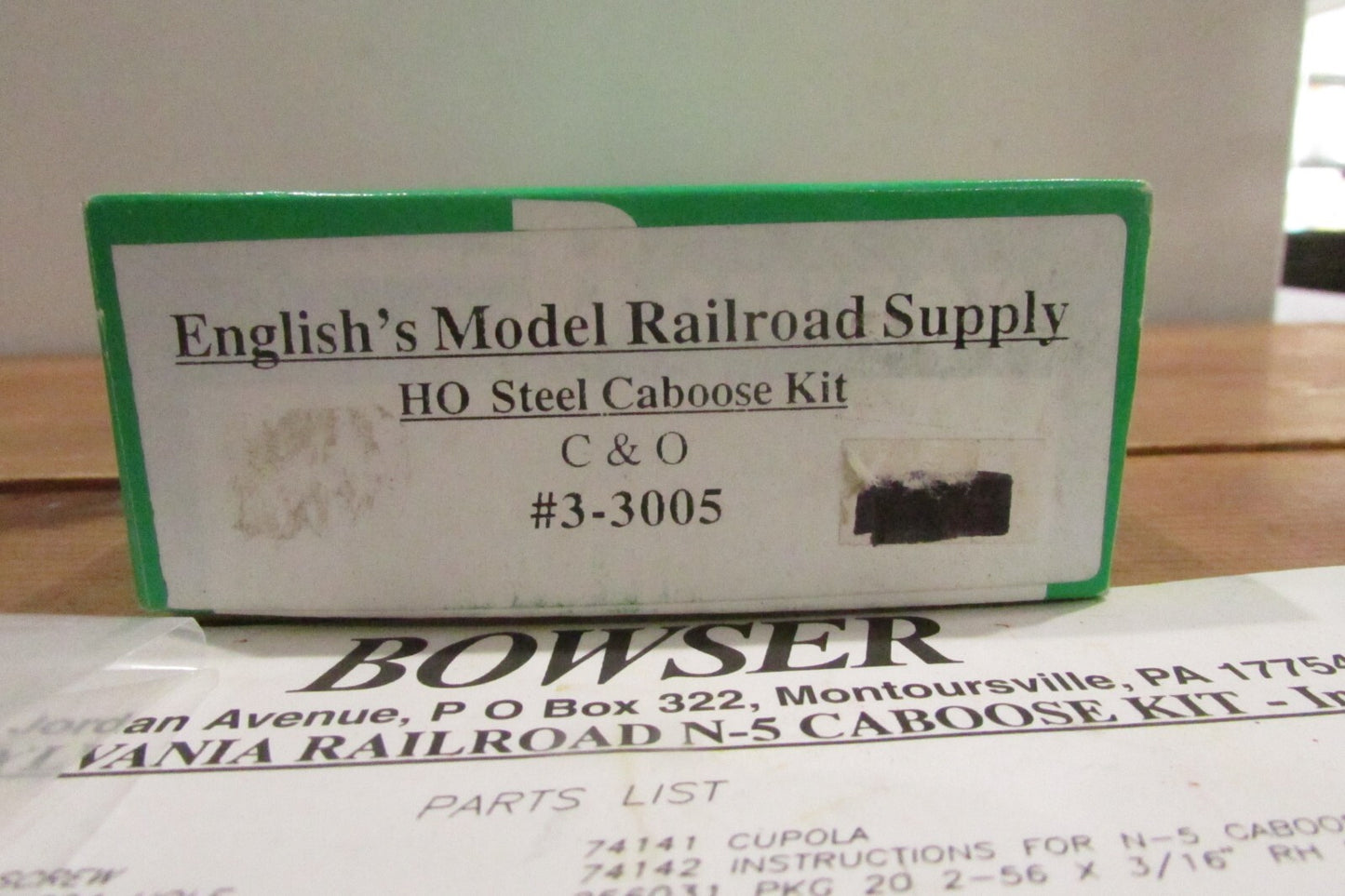 Ho Scale Bowser 3-3005 Steen Caboose RTR C&O #900358