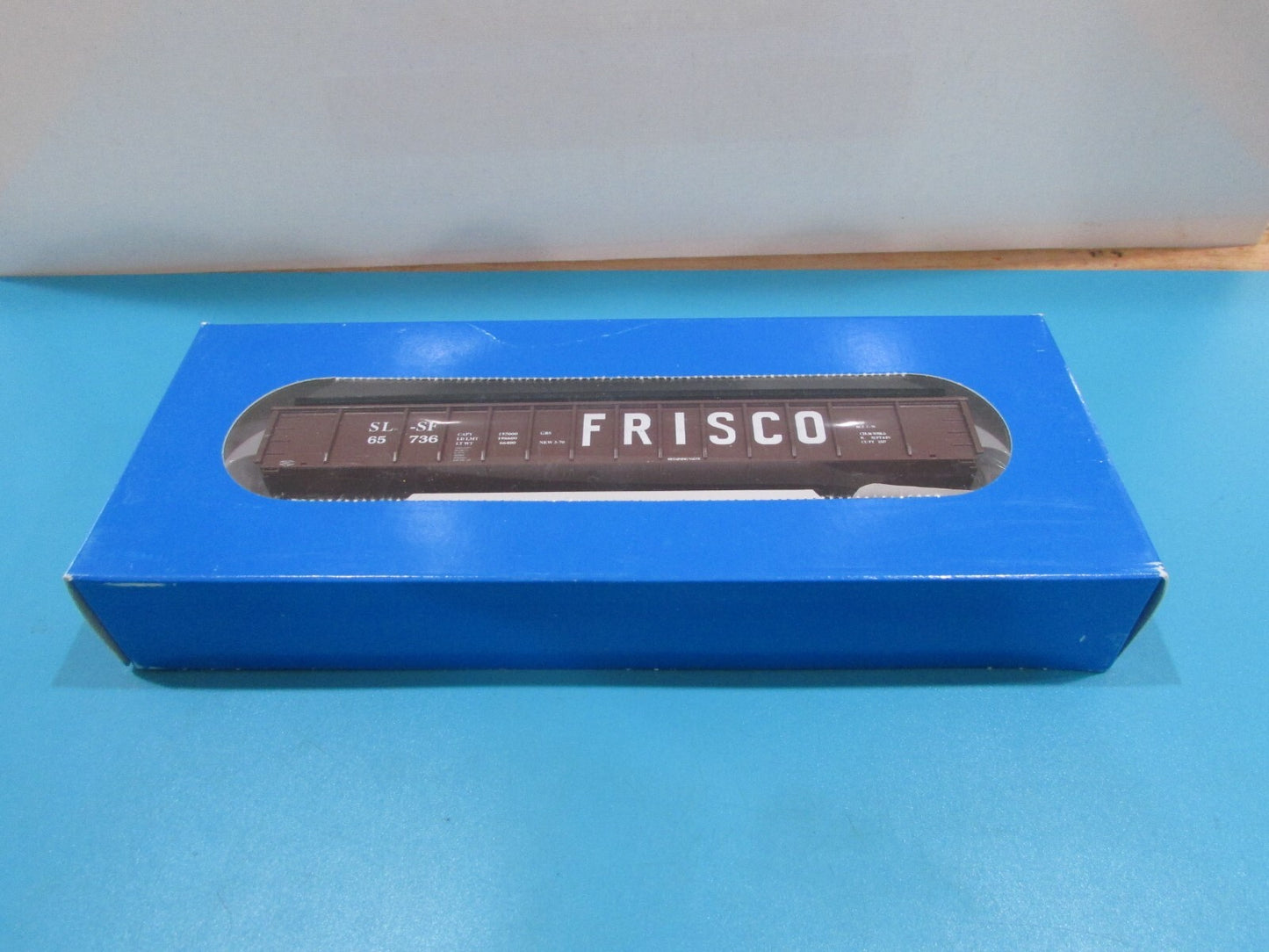 HO Scale E&C Shop 0530 52'6" Mill Gondola Smooth Side Frisco Lot#1325