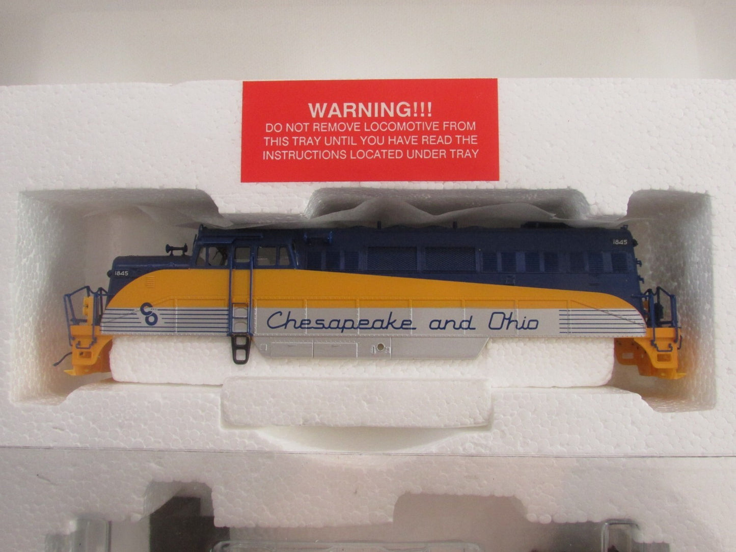 HO Scale Proto 2000 8692 BL2 Locomotive Chesapeake & Ohio #1845 Lot#2350