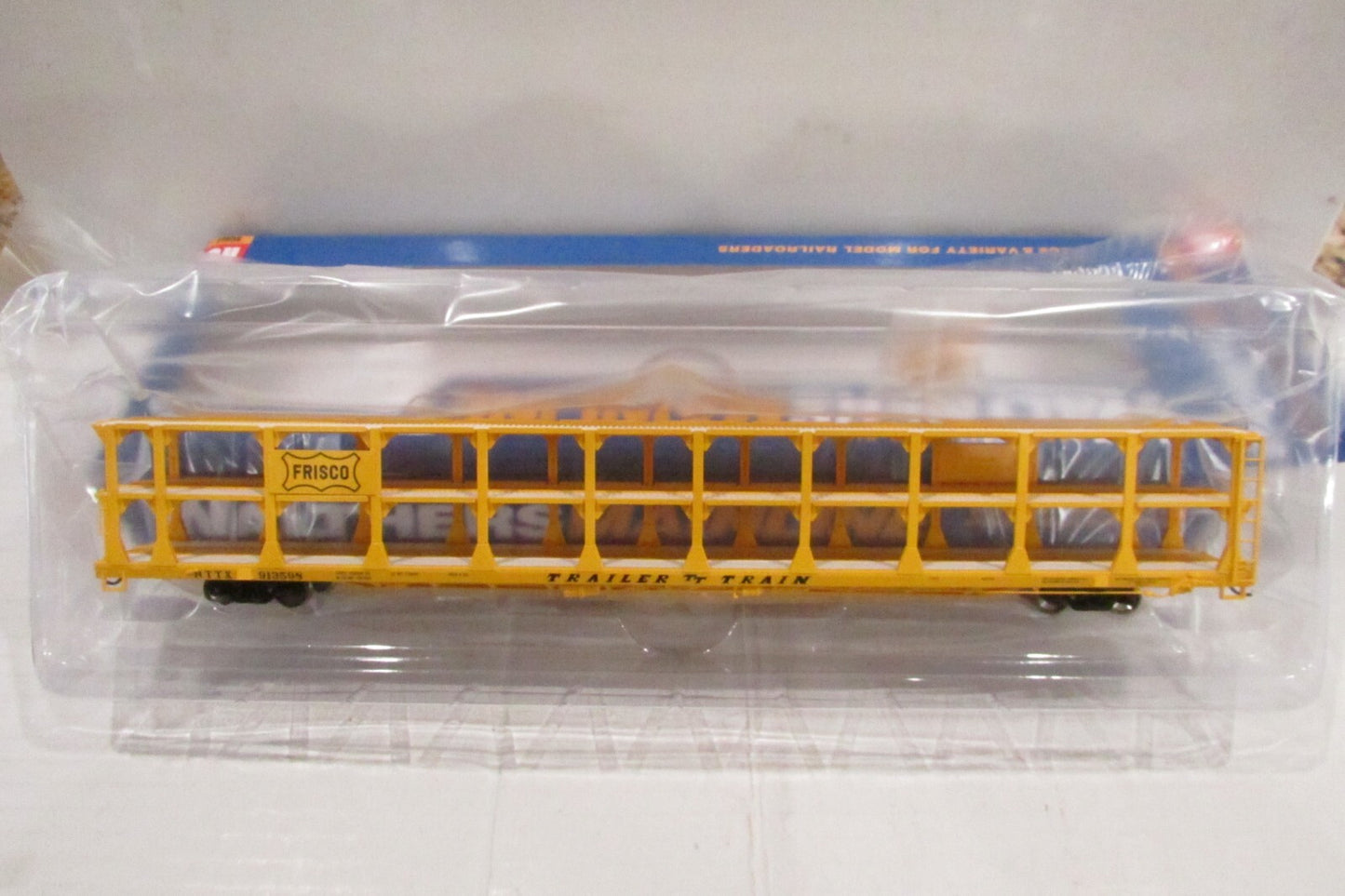 HO Scale Walthers (4) 89' Tri-Level Open Auto Rack St. Louis-San Francisco