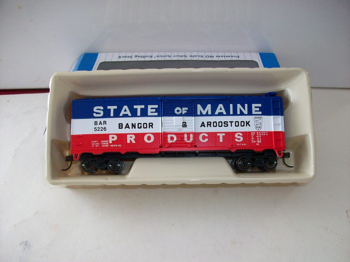HO Scale Bachmann 17038 40' Boxcar Bangor & Aroostock