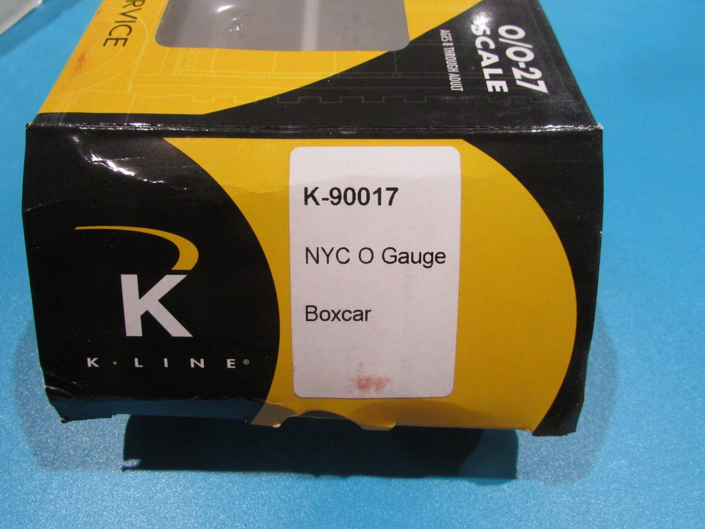 O Scale K-Line K-90017 New York Central Boxcar Lot#1681