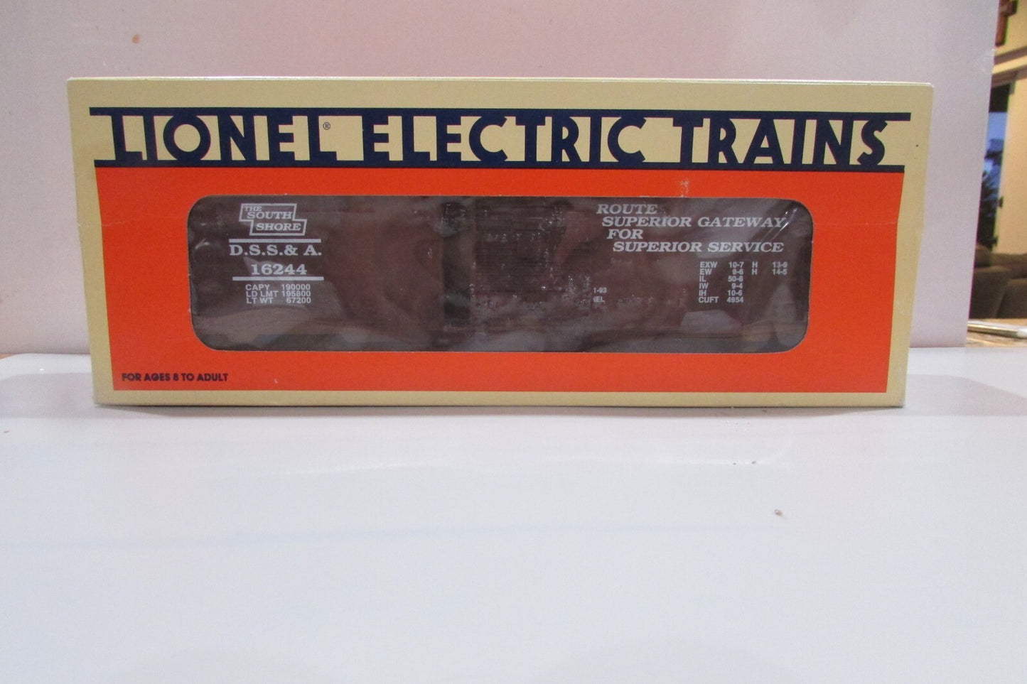 O SCALE Lionel 6-16244 Duluth South Shore & Atlantic Boxcar Lot#0525
