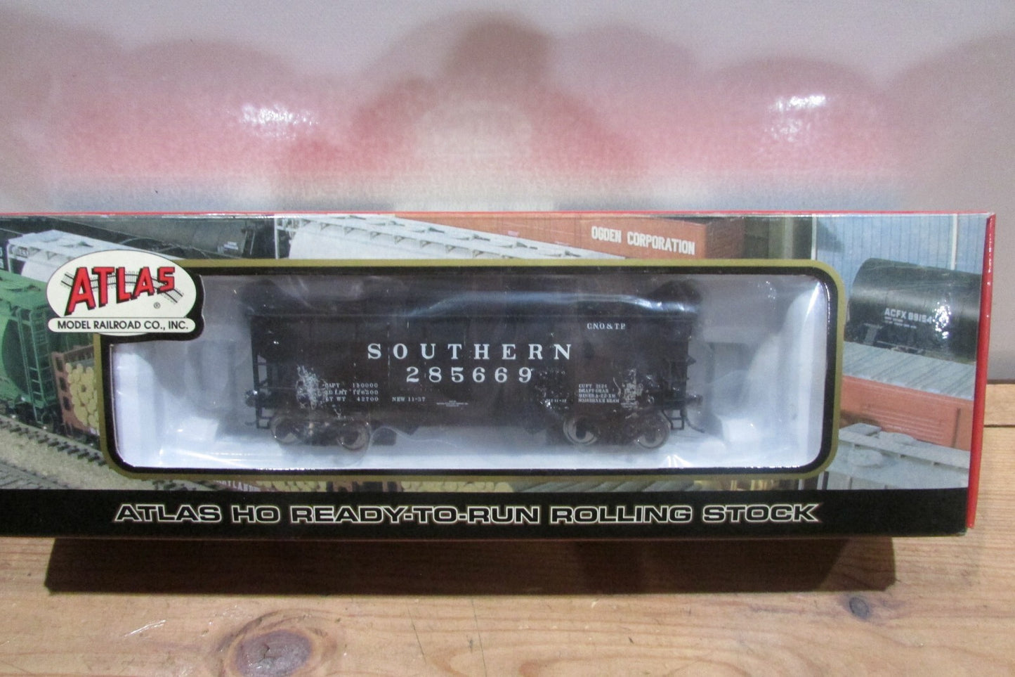 HO Scale Atlas 1879-2 2Bay Open Hopper Southern #285669 A4925