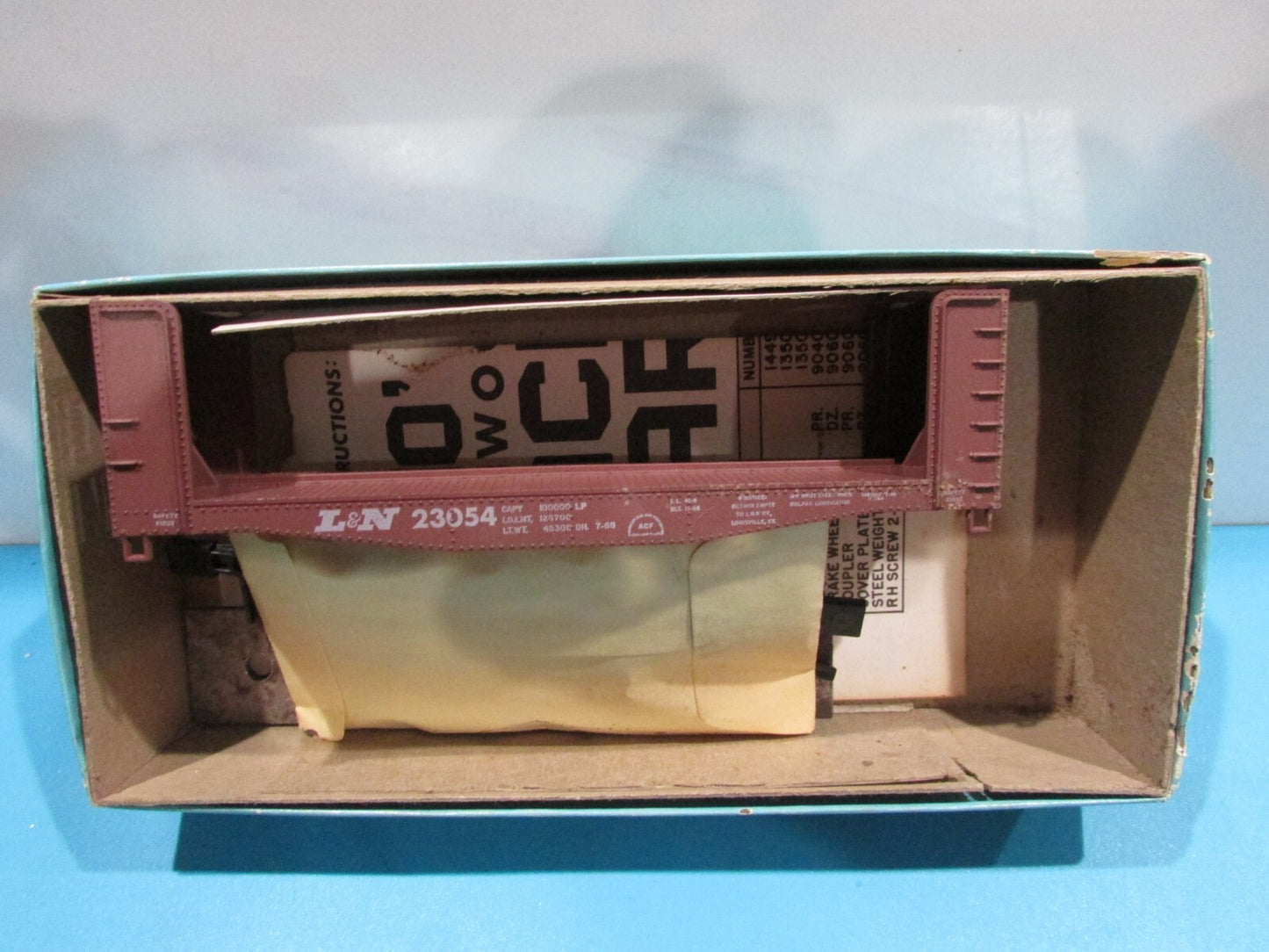 HO Scale Athearn 1453 L&N Pulwood Car #23054