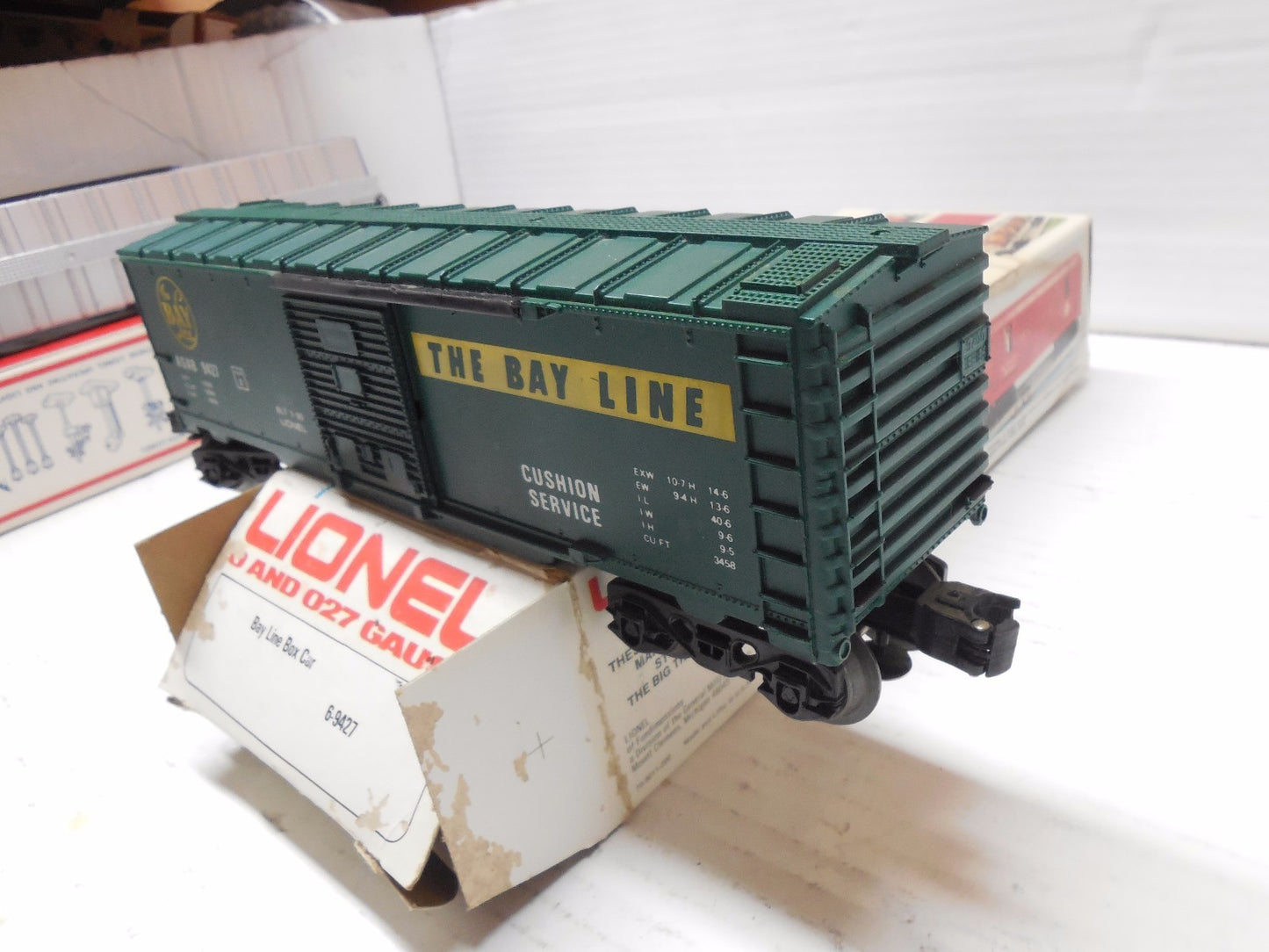 O Scale Lionel 6-9427 Bay Line Boxcar EX/Box