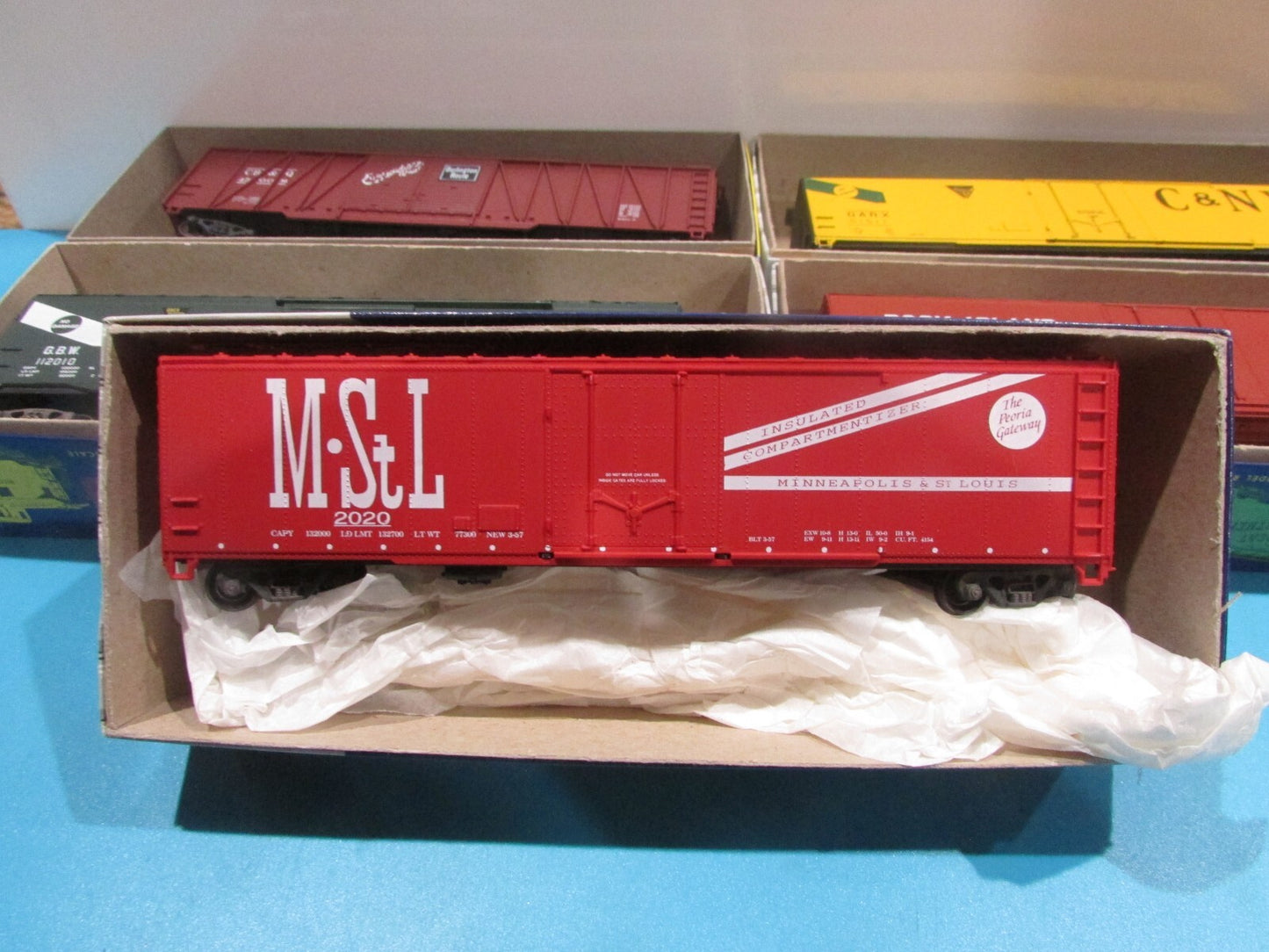 HO Scale Roundhouse(5) Assorted Freight Cars RTR Lot#2267