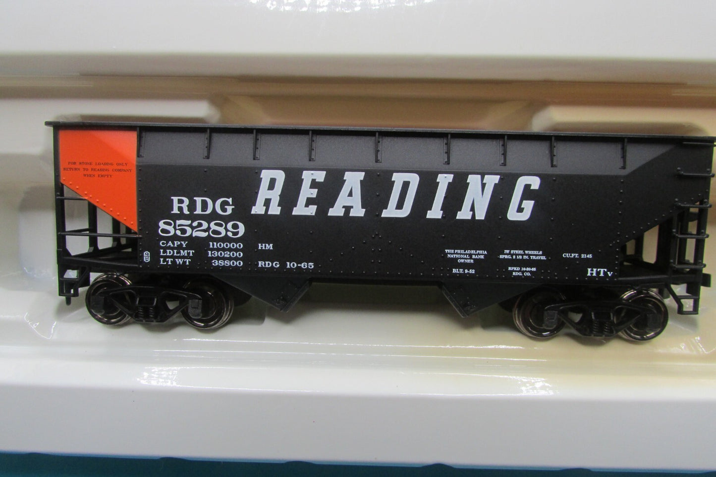 HO Scale Atlas 1870 (3) Assorted 2Bay Offset Side Hopper Cars Reading Lot#4461