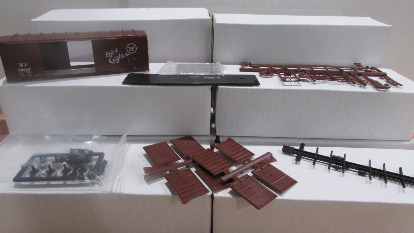 HO Scale (3)C&BT Shops Assorted Freight Cars "Missouri Pacific" LOT#0232