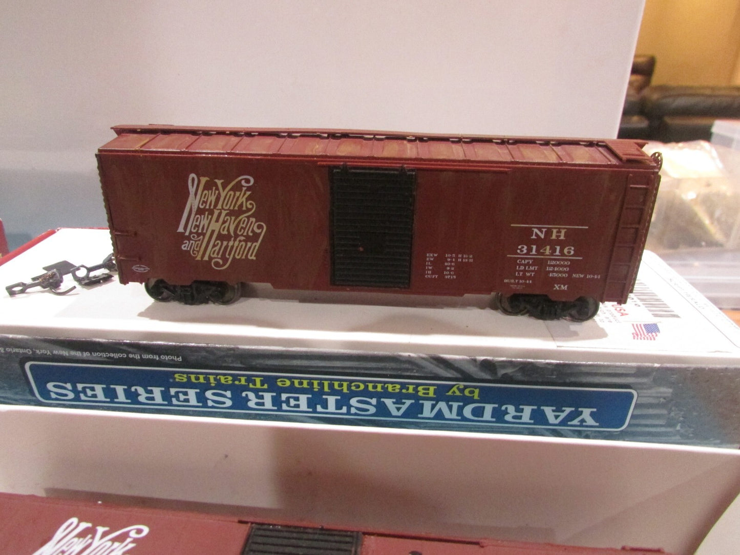 HO Scale Branchline Trains (4) Assorted AAR 40' BoxCar Lot#1960