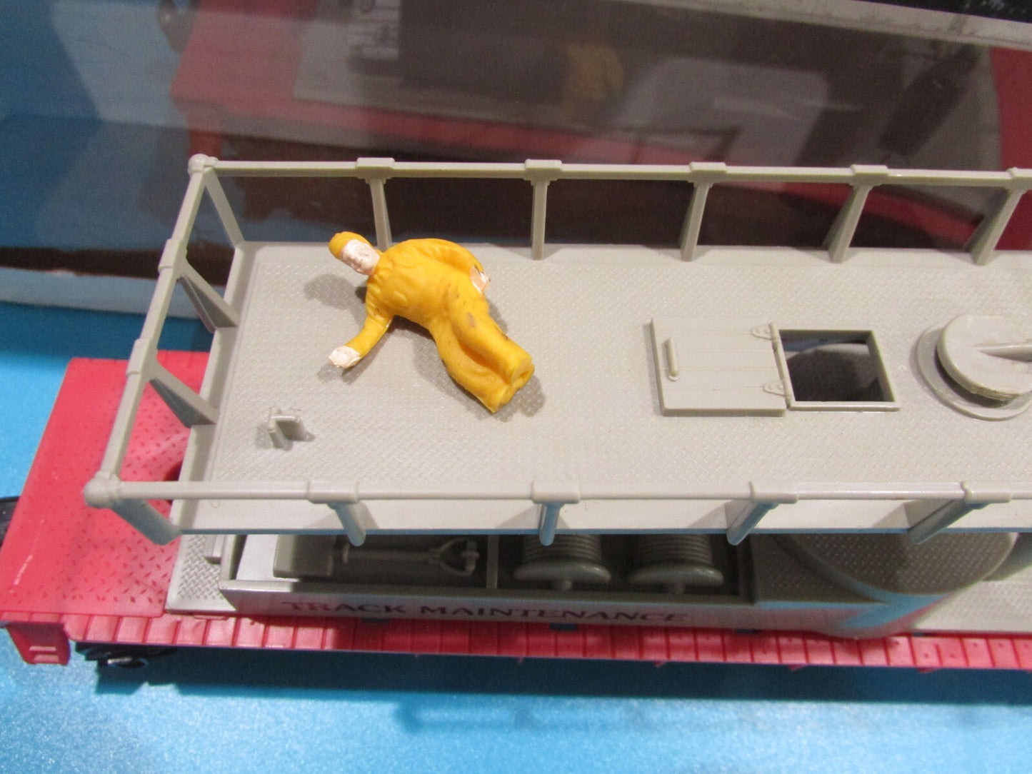 O SCALE Lionel 6-16618 Santa Fe Track Maintenance Car Lot#0762