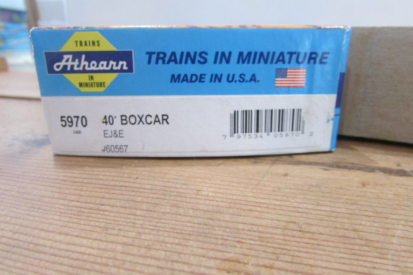 HO Scale Athearn 5970 40ft Box Car Kit EJ&E ATH4567