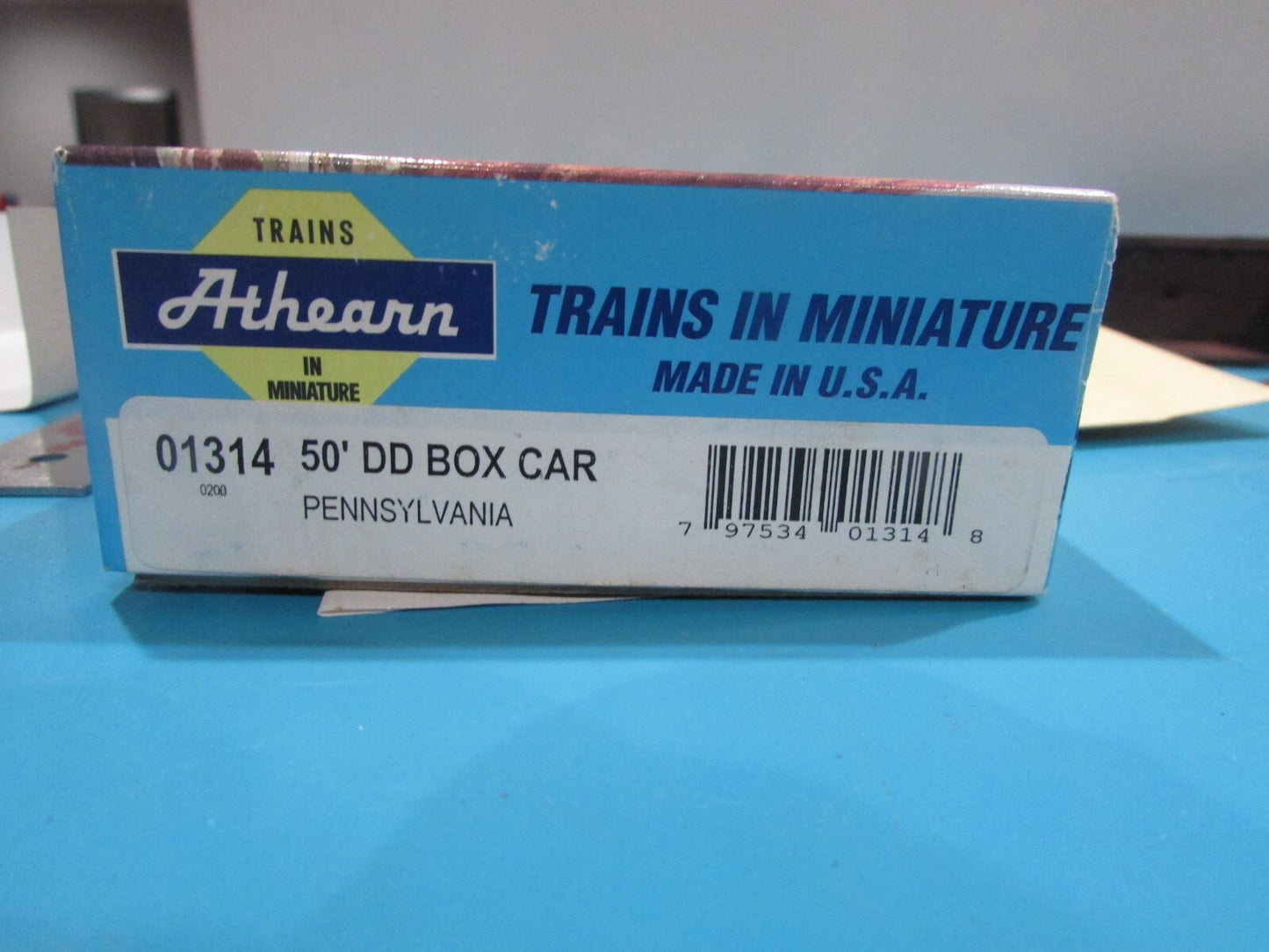 HO Scale Athearn 01314 50' DD Box Car Kit Pennsylvania