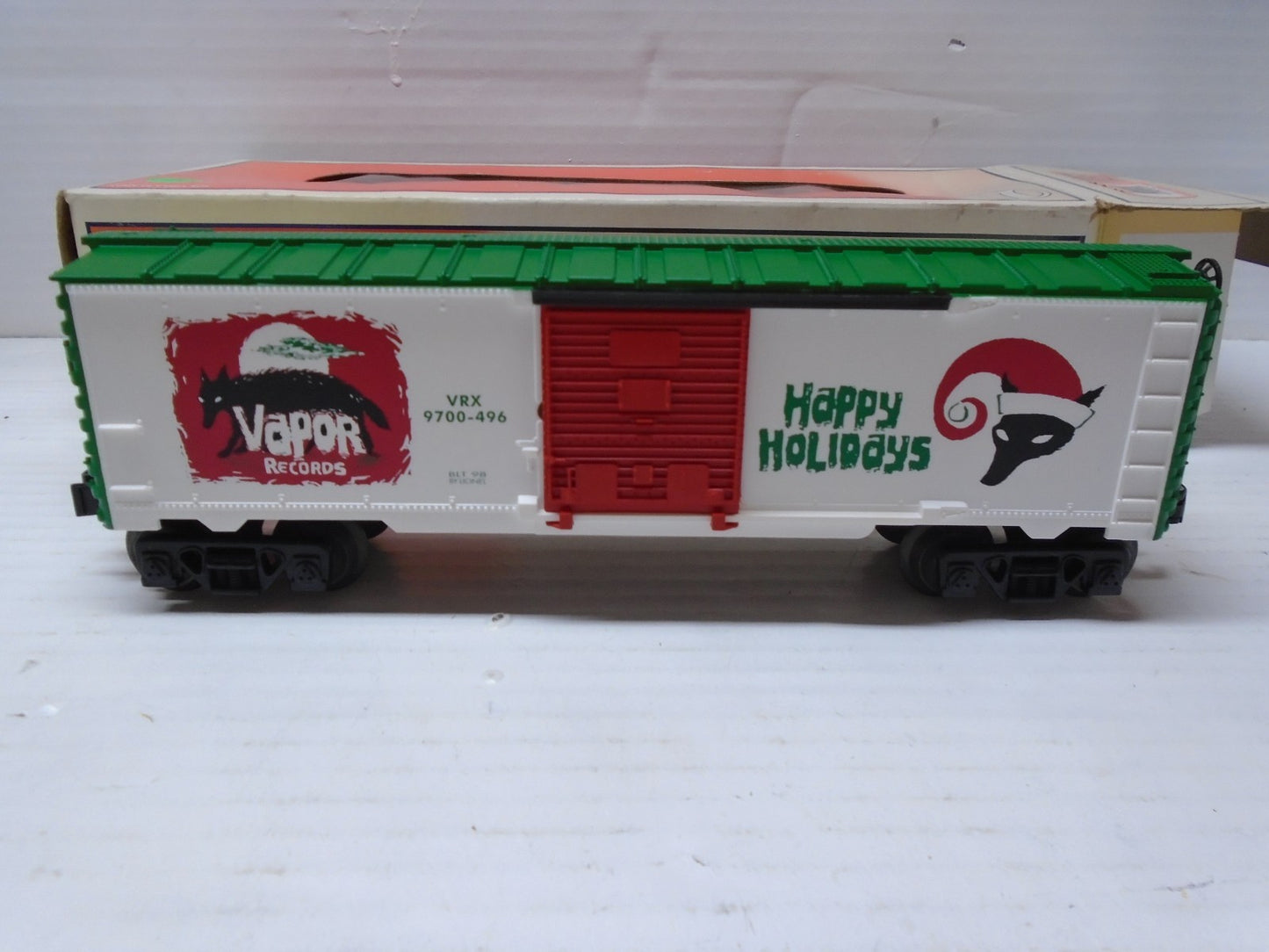 O Scale Lionel 6-26208 Vapor Records Boxcar