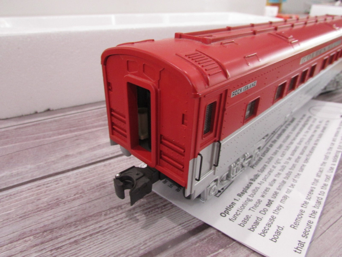 O Gauge K-Line Golden State(Rock Island) Streamliner Passenger Car Lot#3060