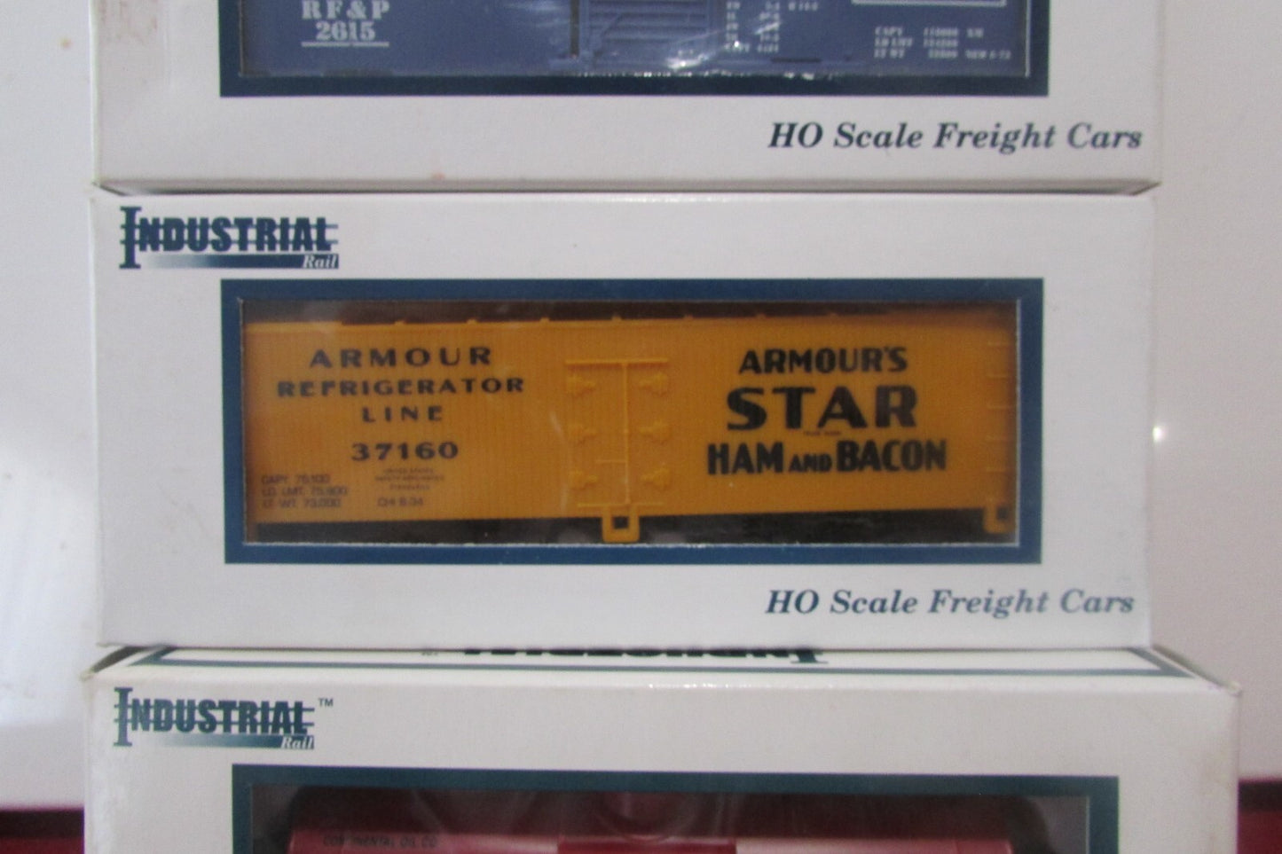 HO Scale Assorted (3) Industrial Rail Freight Car Lot#1497