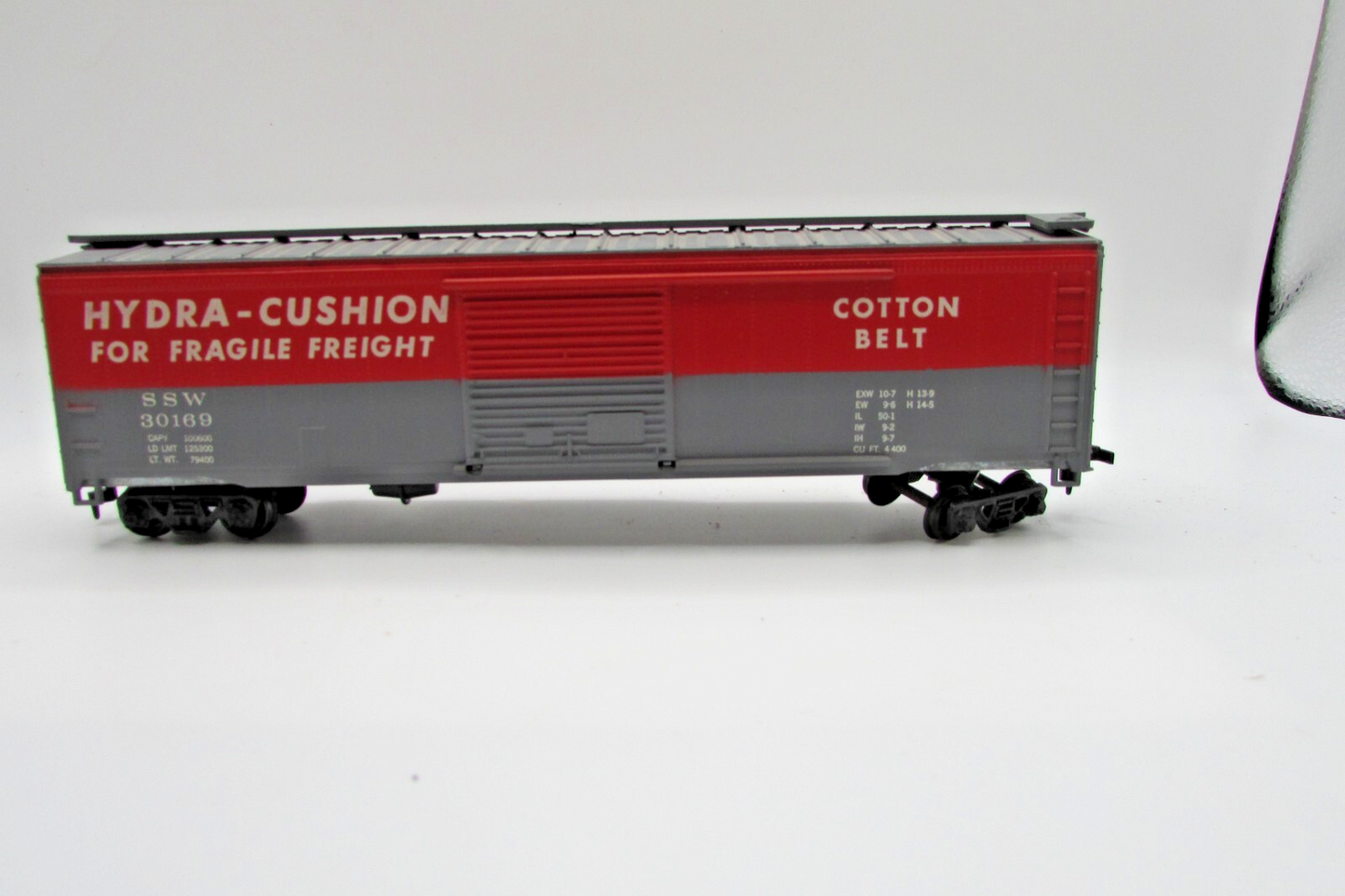 HO Scale RoundHouse 1204 50' Single Door Box Car Cotton Belt SSW RH4838