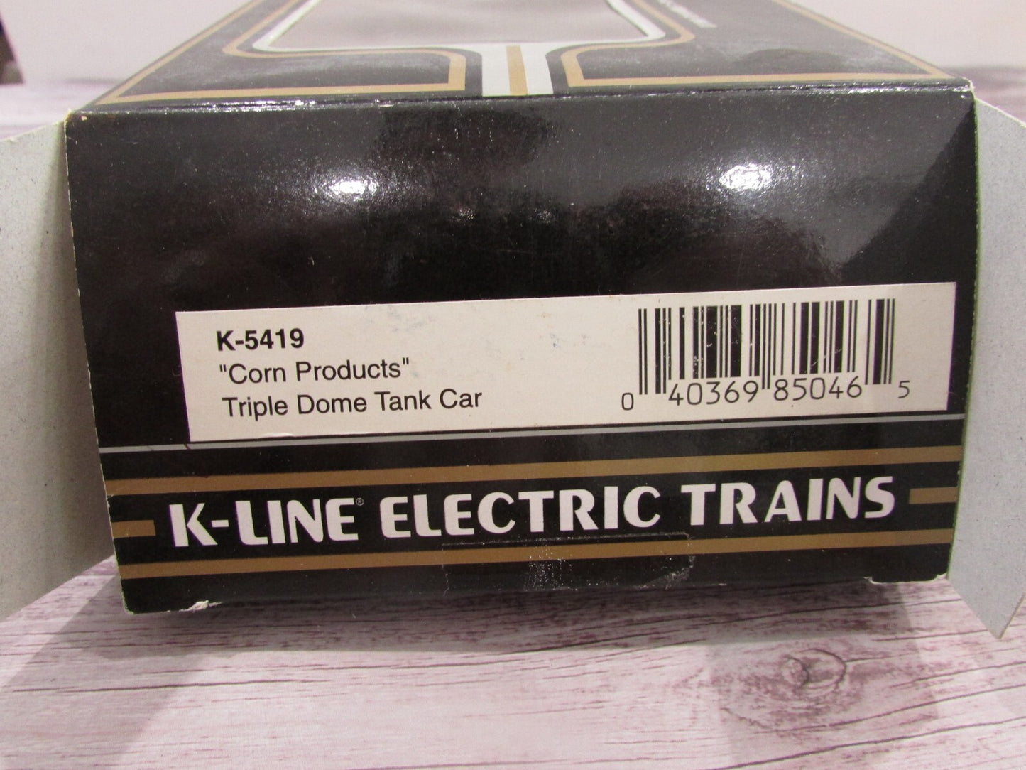 O Gauge K-Line K5419 Corn Products Tiple Dome Tank Car Lot#3066