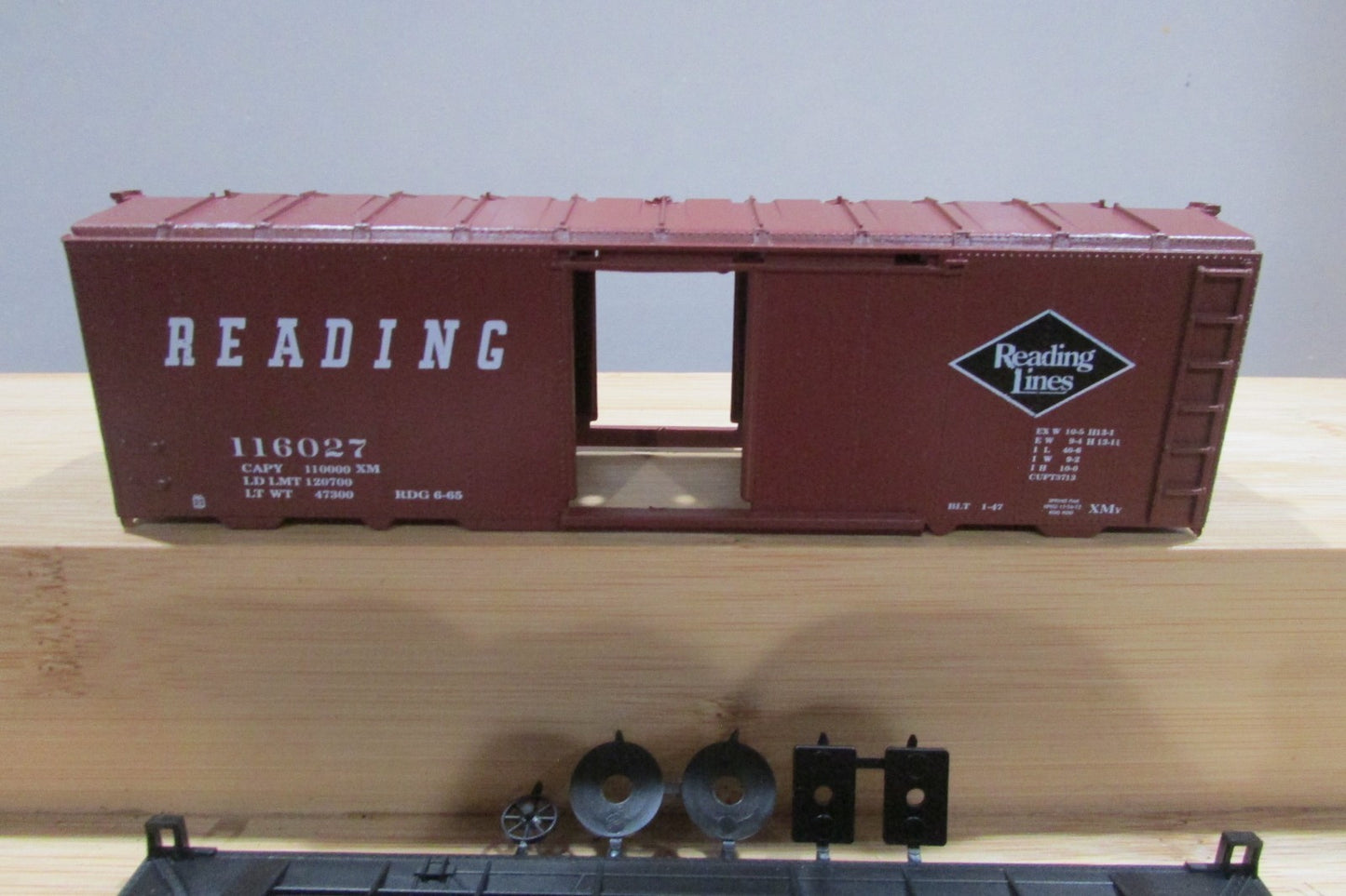 HO Scale Branchline Trains 12001 40' Box Car Kit Reading Lot#5097