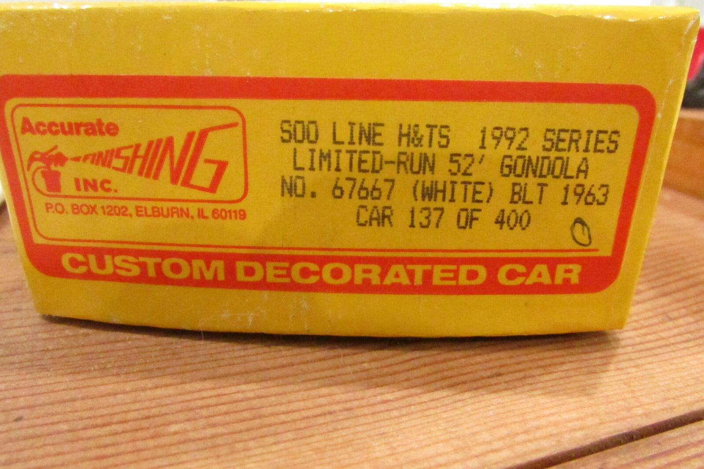Ho Scale Accurail 67667 Soo Line 52' Gondola Kit #67667 (White) BLT 1963