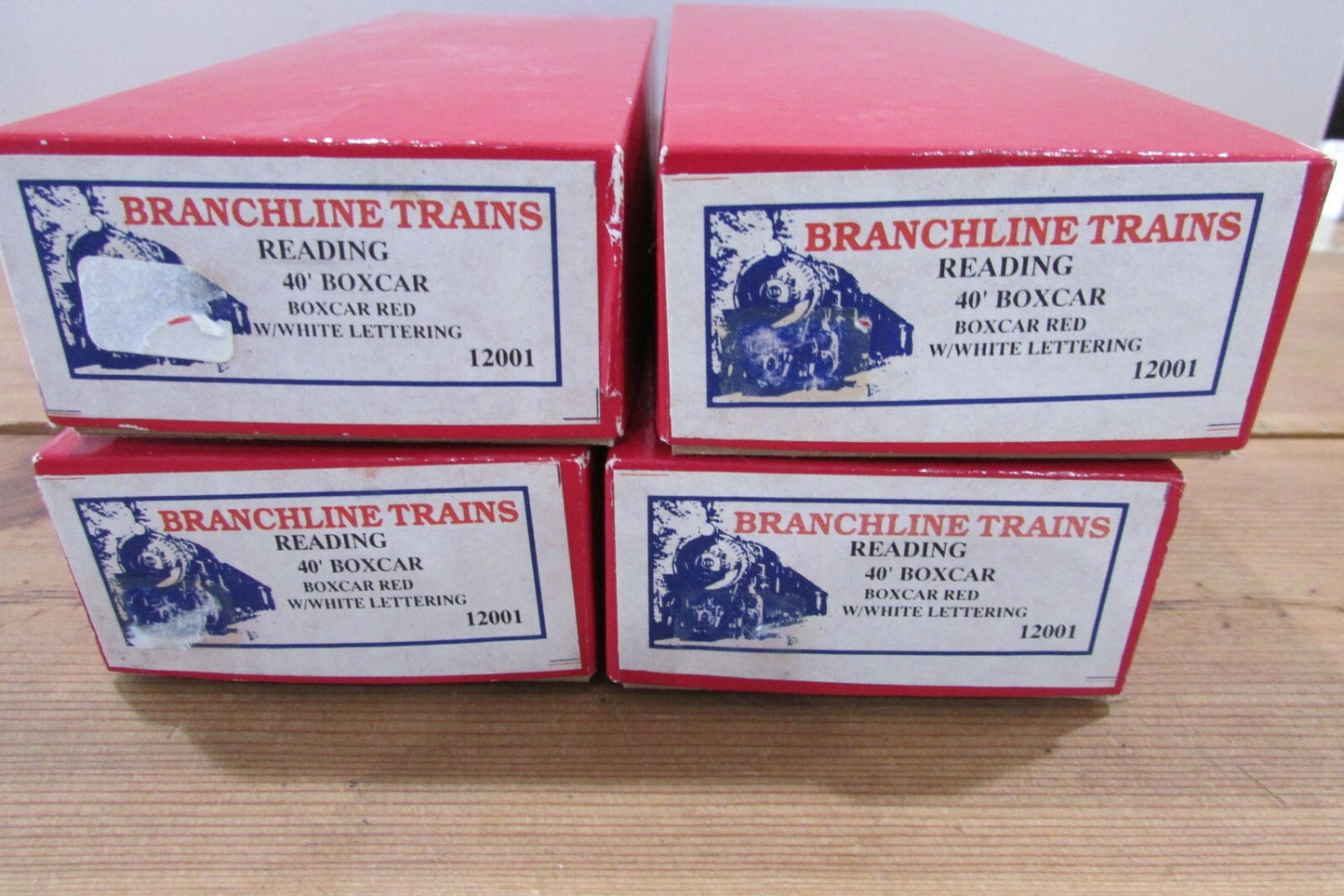 HO Scale Branchline Trains 12001 40' Box Car Kits Reading Lot#4180