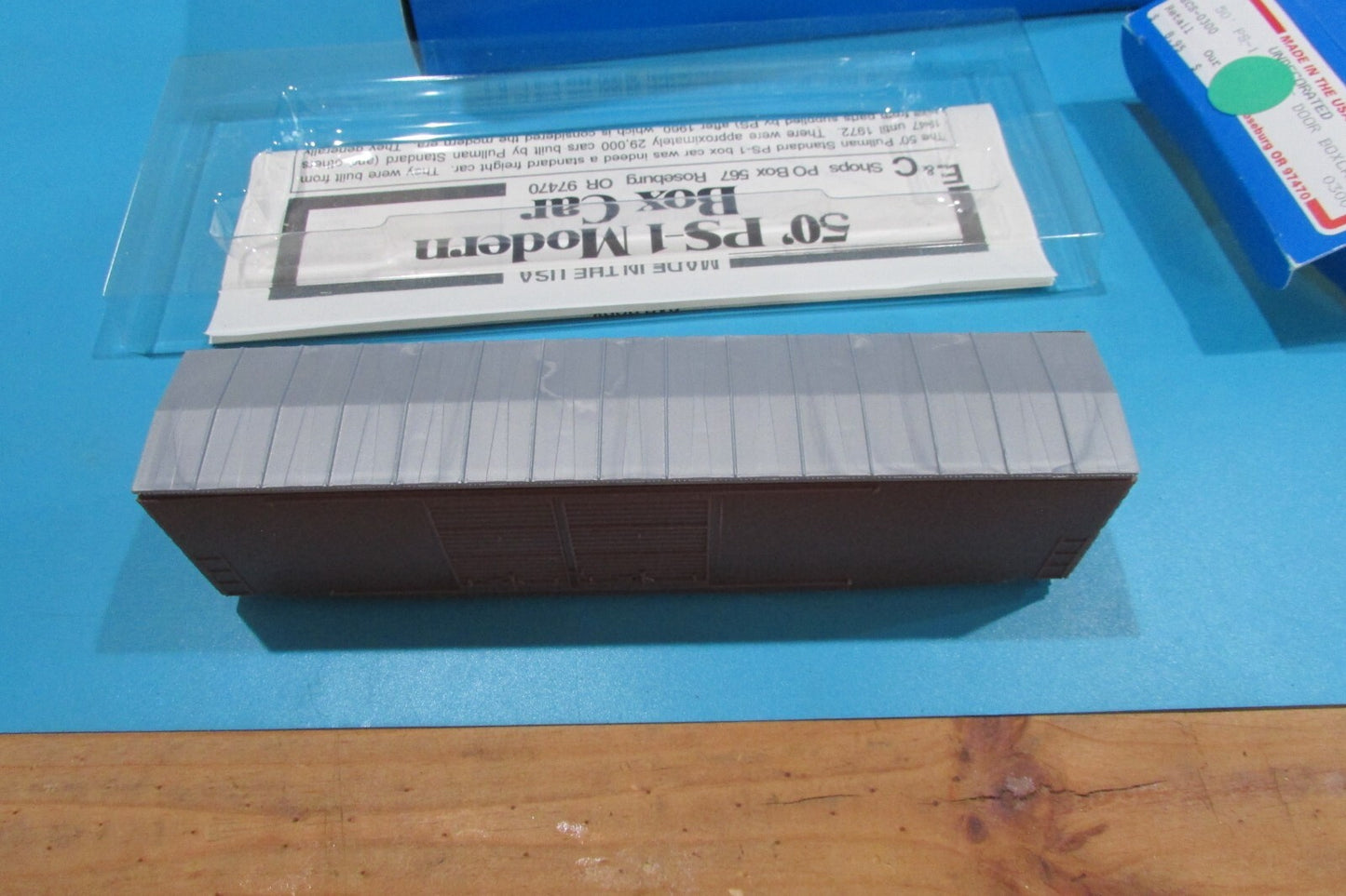 HO Scale E&C Shops (4) Undecorated Freight Car Kits Lot#2466