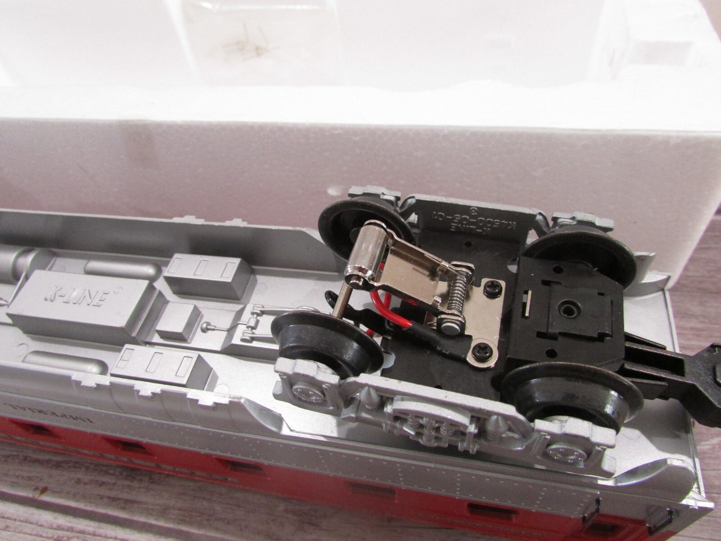 O Gauge K-Line Golden State(Pennsylvania) Streamliner Passenger Car Lot#3065
