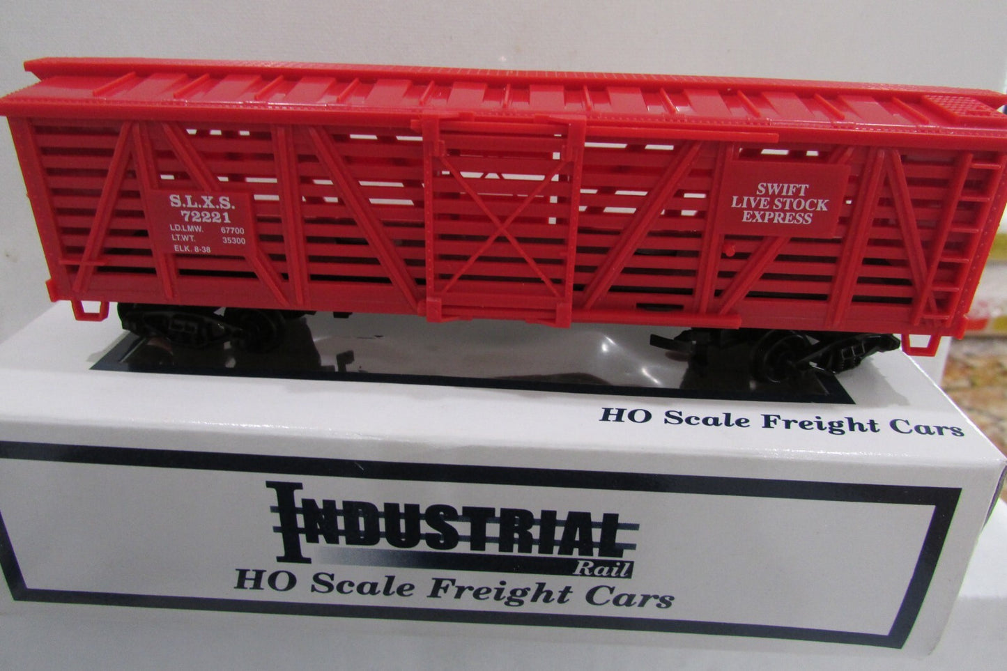 HO Scale Industrial Rail (4) Assorted Freight Cars Lot#2863