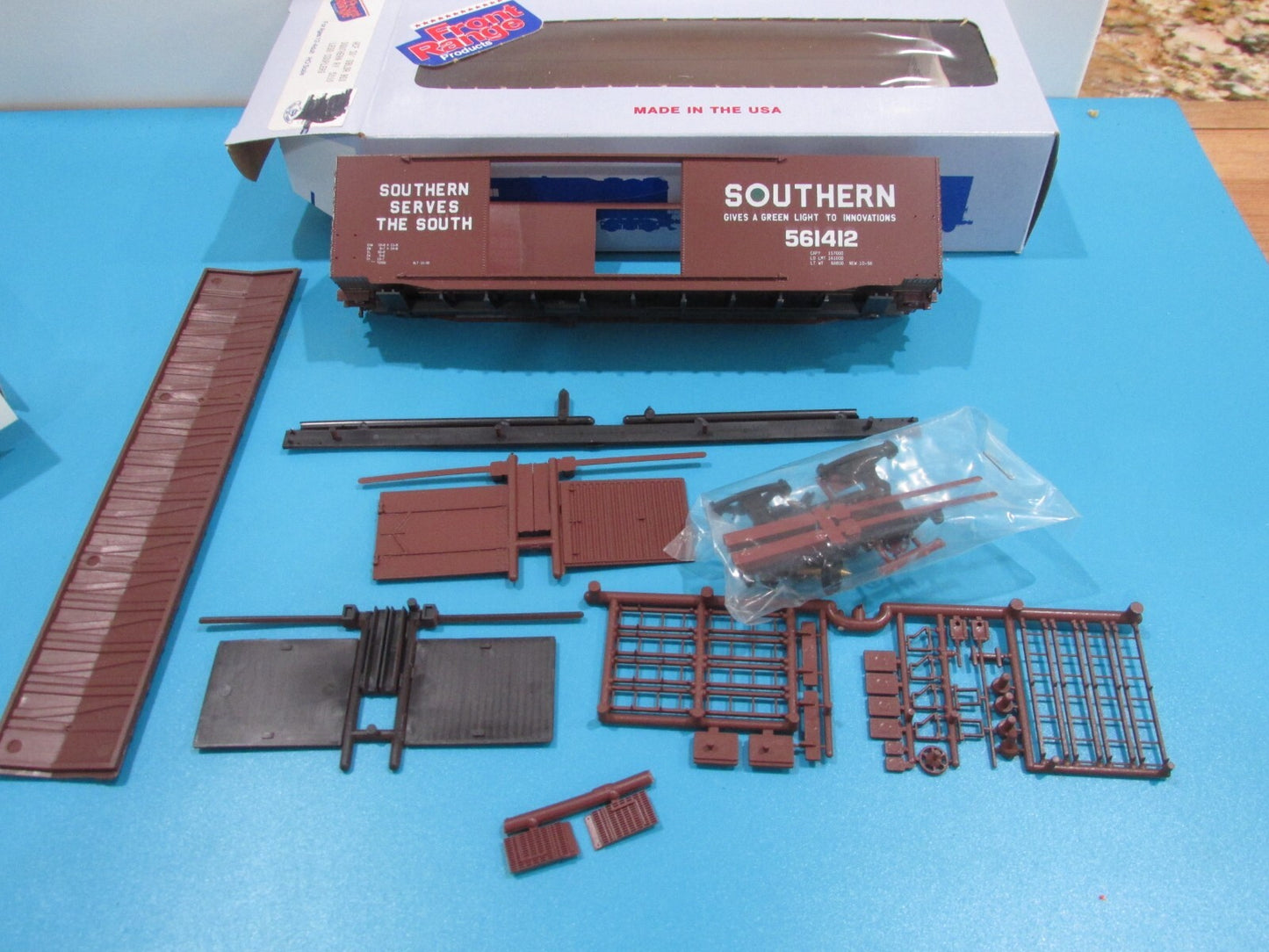 HO Scale Front Ranger Products 5110 ACF 50' DBLDR Box Car Southern Lot#4109