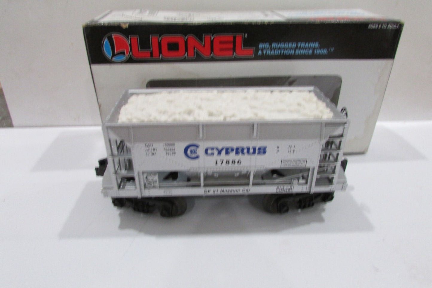 O Gauge Lionel 6-17886 1991 Gadsden Pacific Cyprus Ore Car w/Load Lot#2825