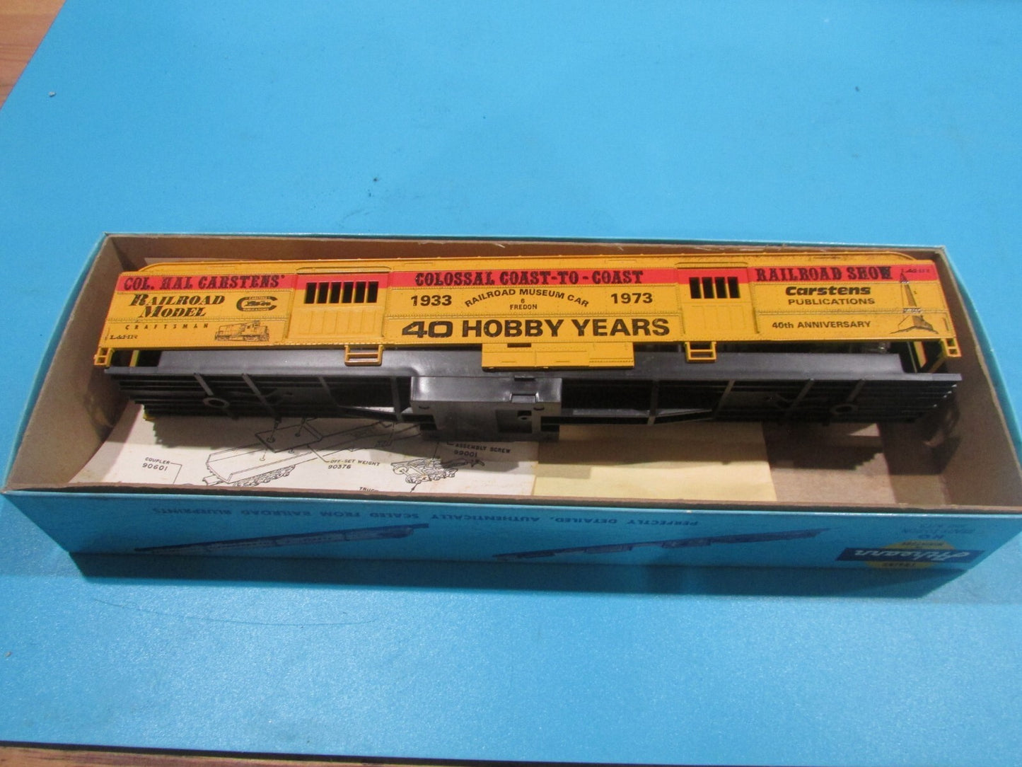 HO Scale Athearn 40 Hobby Year 1933-1973 Passenger Car Kit