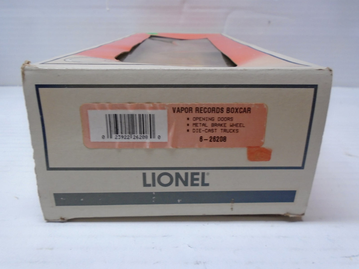 O Scale Lionel 6-26208 Vapor Records Boxcar