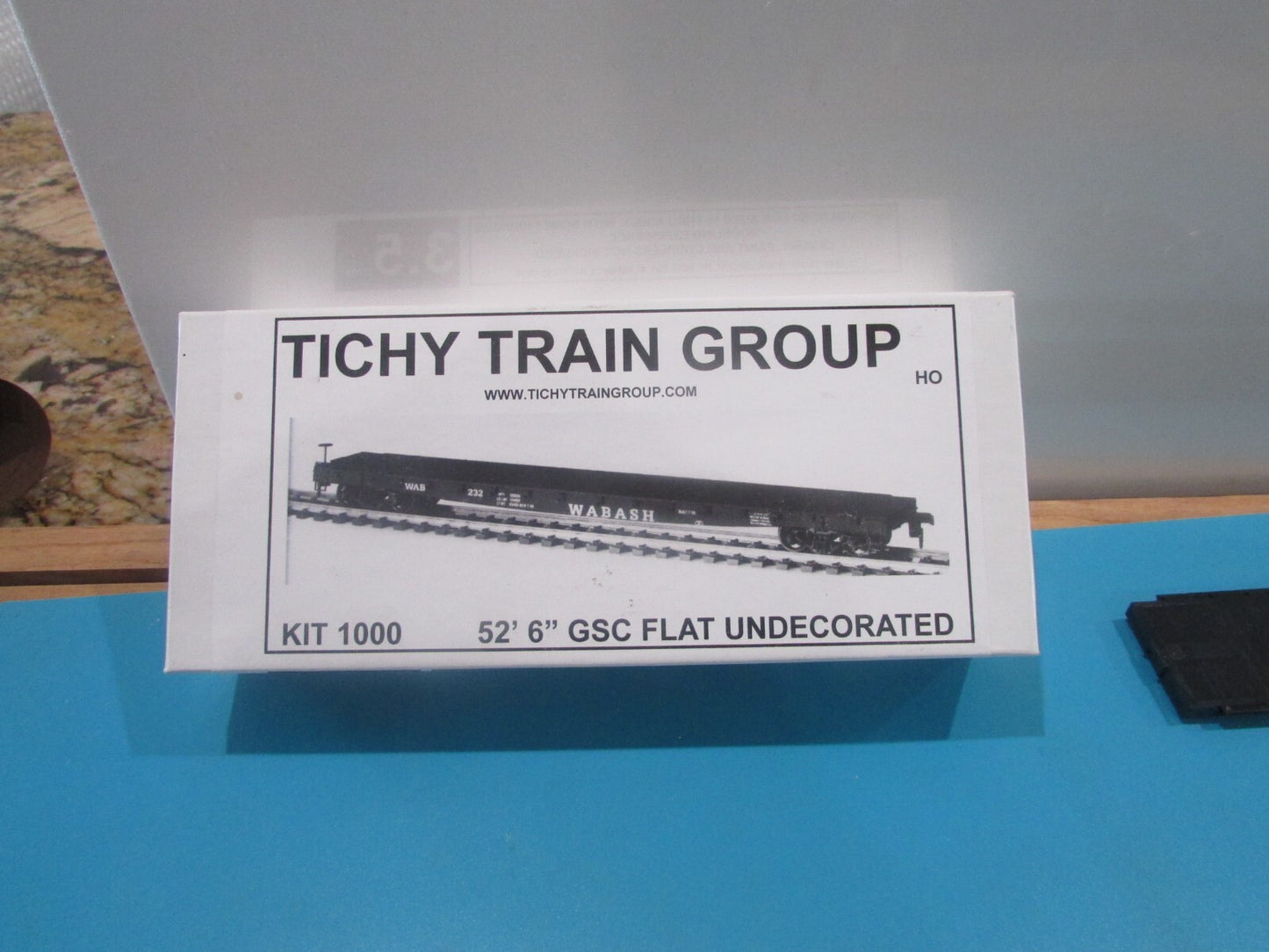 HO Scale 1000 Tichy Train Group Undecorated GSC 53' Flat Car Lot#1815