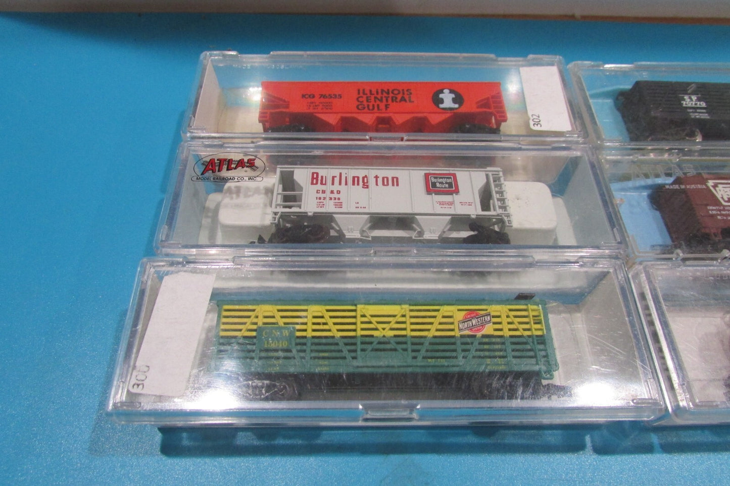 N Scale(6) Model Power, Atlas,Life-Like Assorted Freight Cars Lot#2499