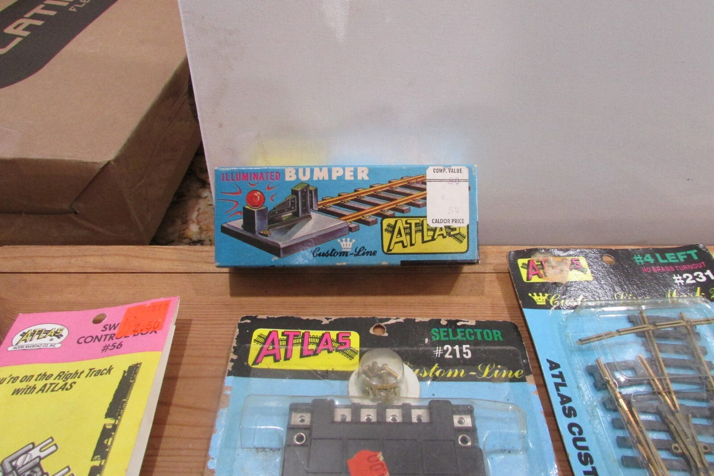 HO/N Scale Atlas Switch Control,Bumper ,Snap Switch, Bridge Lot#4016
