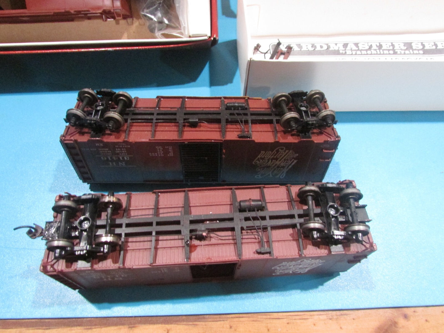 HO Scale Branchline Trains (4) Assorted AAR 40' BoxCar Lot#1960