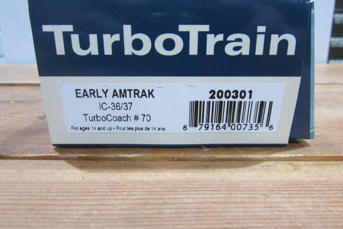 HO Scale Rapido Trains 200302 Early Amtrak Turbo Coach #70 Lot#3713
