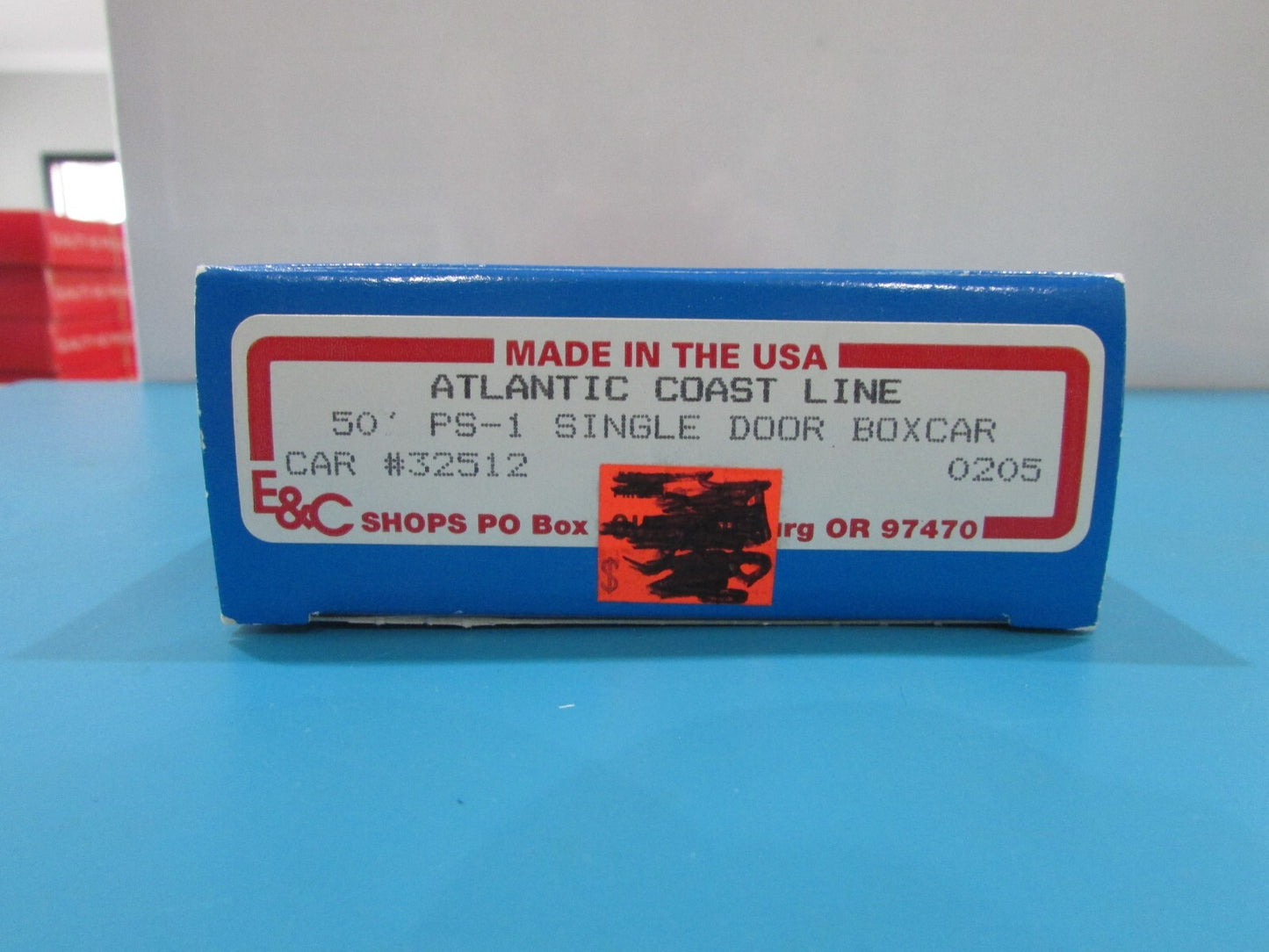 HO Scale E&C Shop 50' PS-1 Single Door Boxcar Atlantic Coast Line Lot#1327